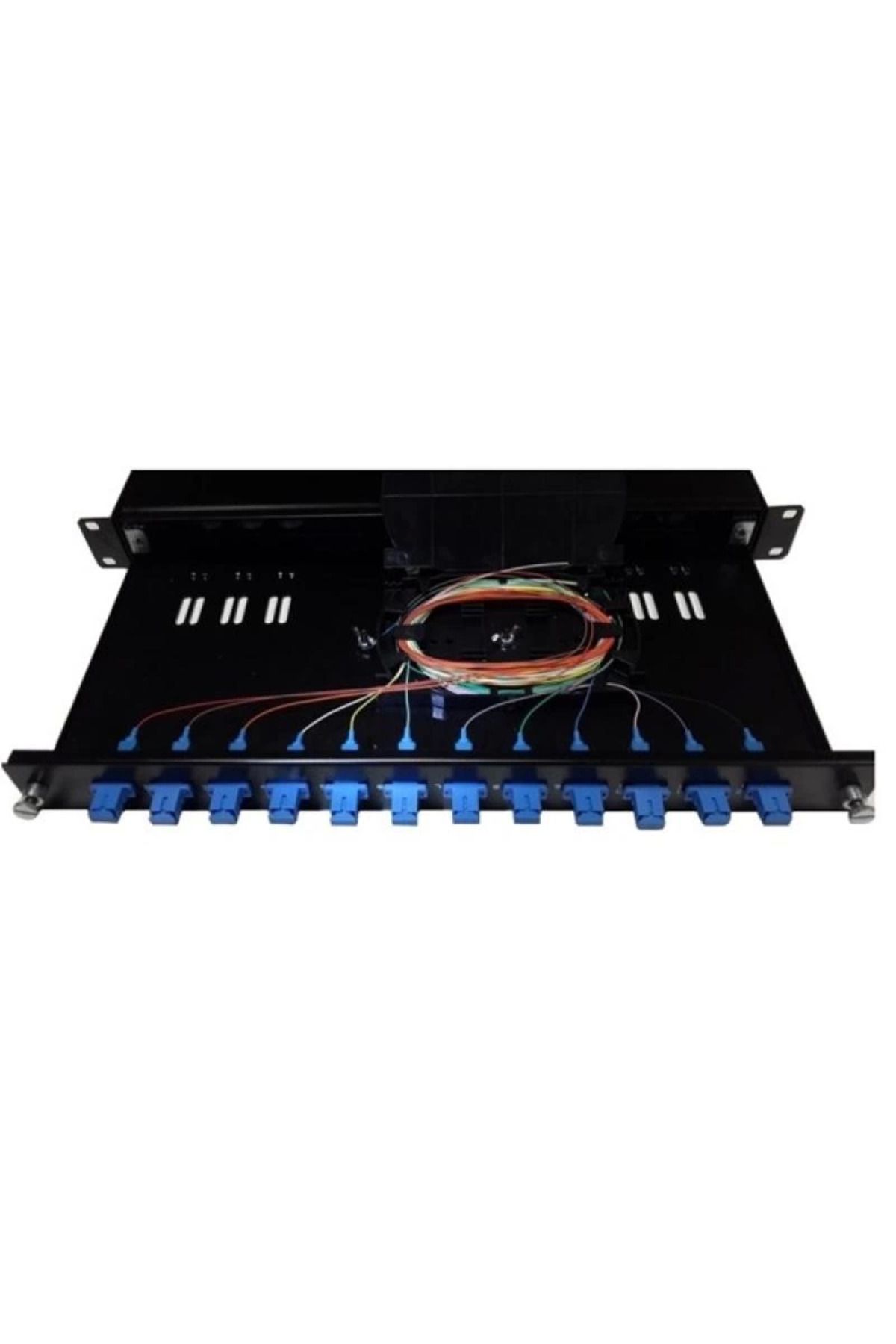 ÖYKÜ VE YİĞİT AGER 12 PORT AG-FO01U12SCD-A-S1-01U FIBER OPTIK KUTU (SİYAH)