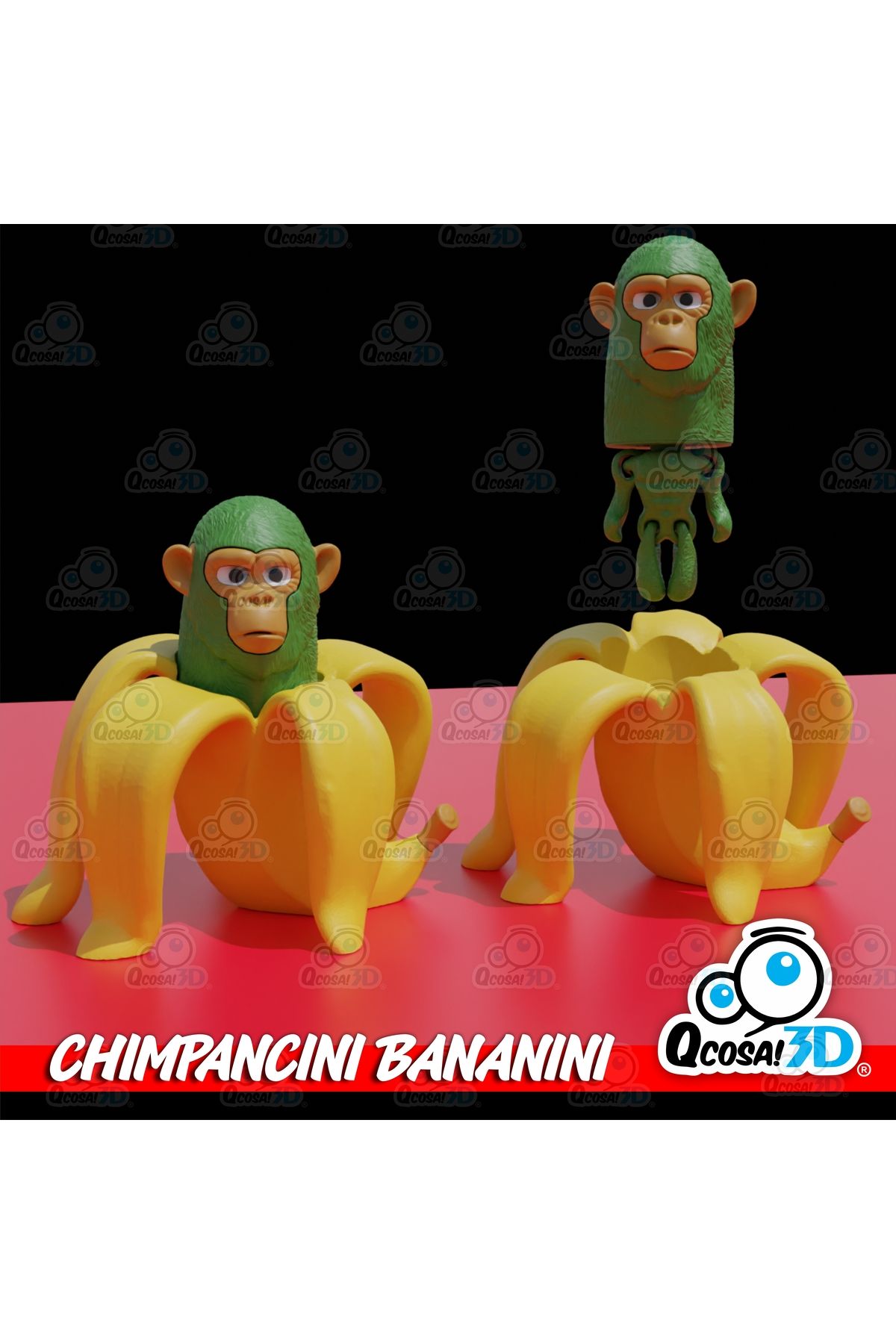 Giftbox3d TUNG TUNG SAHUR - CHIMPANCINI BANANINI - 20CM