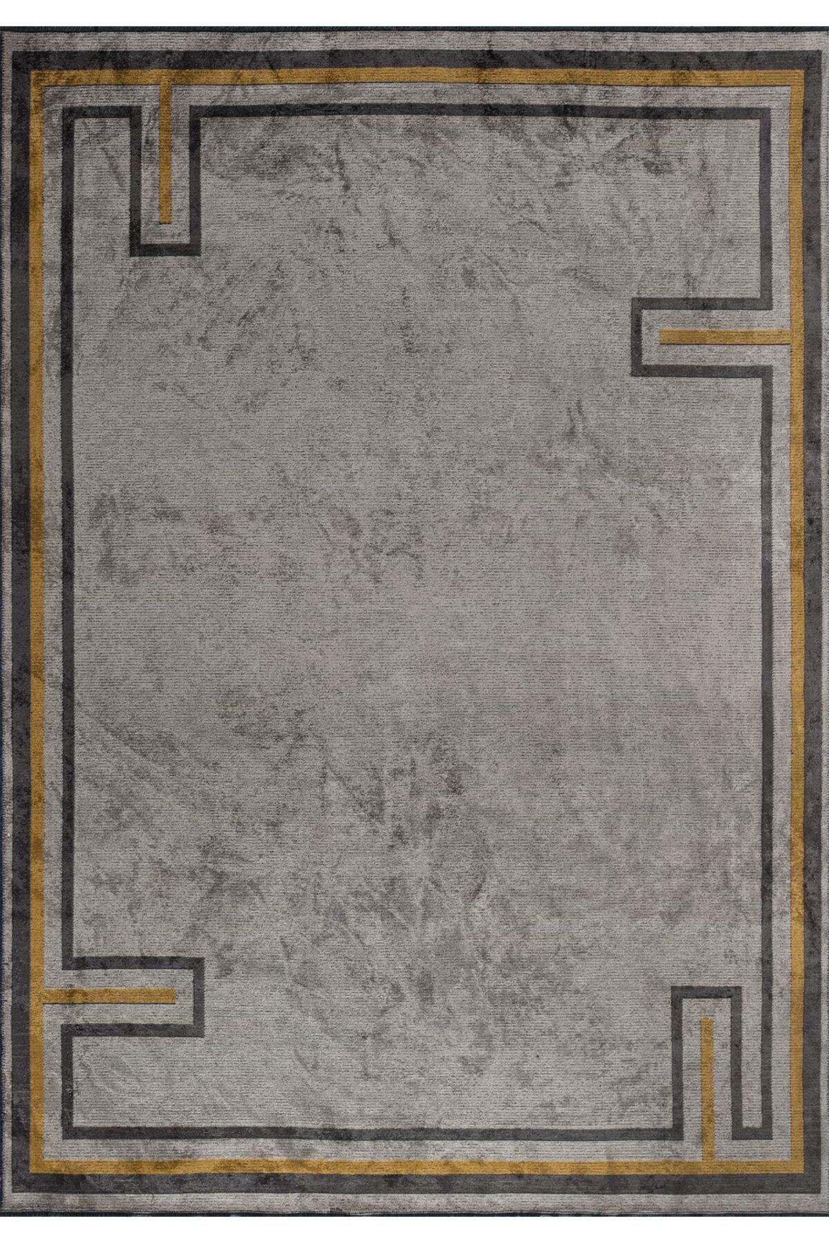 BM Home DRESDEN KÖMÜR - HARDAL - BEJ 200X300 CM HALI