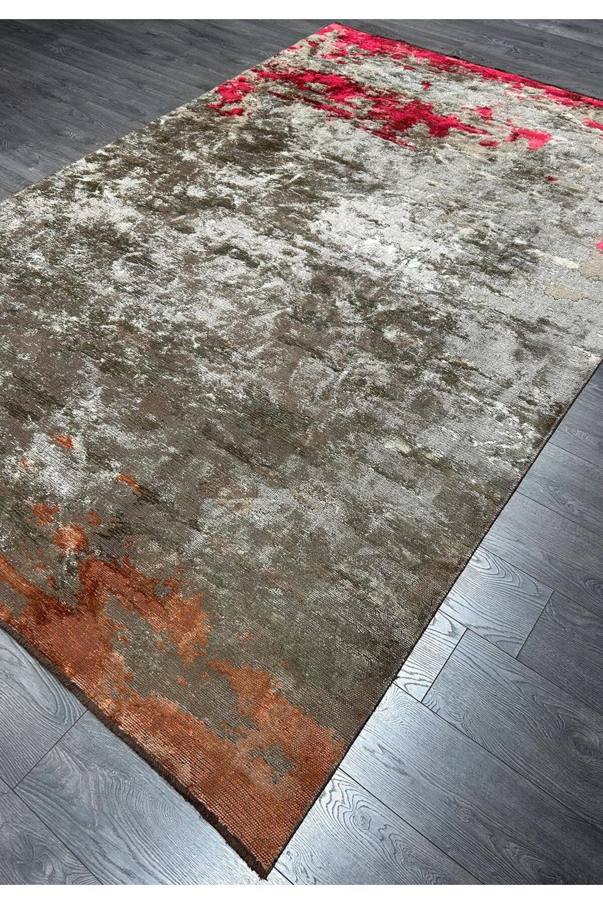 BM Home MEADOW MERCAN - MACENTA - FINDIK - GRİ - AÇIK GRİ 200X300 CM HALI