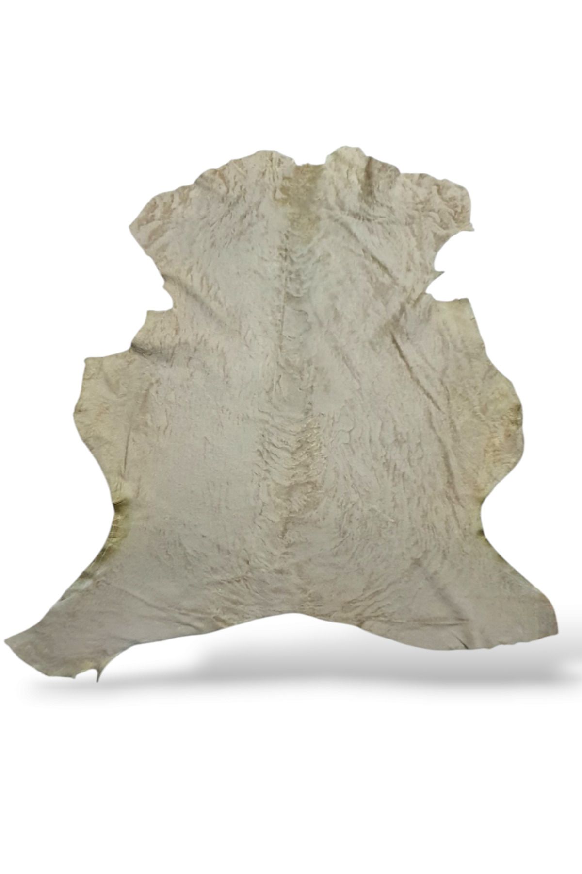 Ottoman Pouffe Art Deco Eskitme Stil Hakiki Gerçek Dana Deri Post