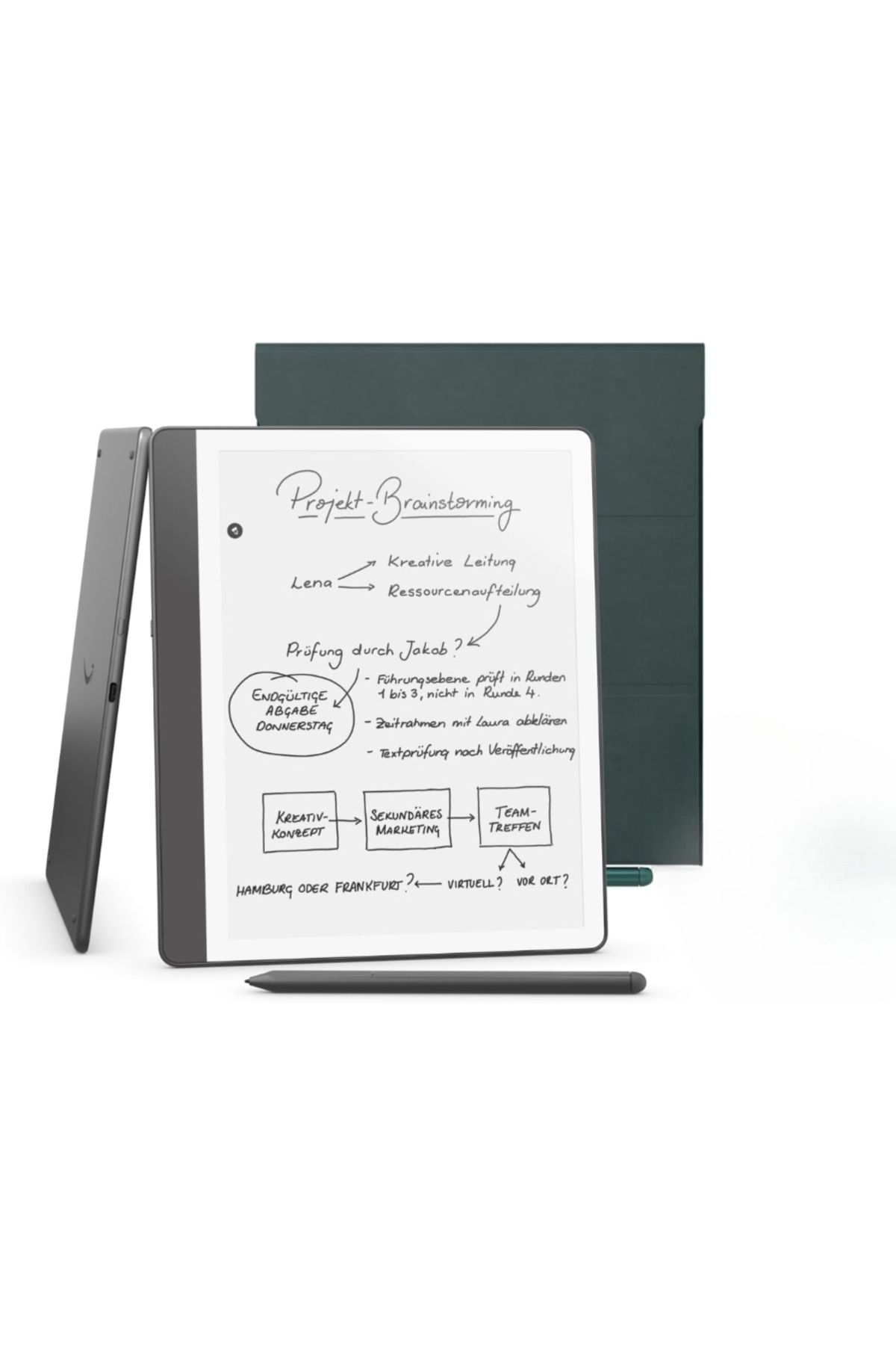 Amazon kindle 2024 Scribe 32gb + Orijinal Premium Deri Kılıf Yeşil