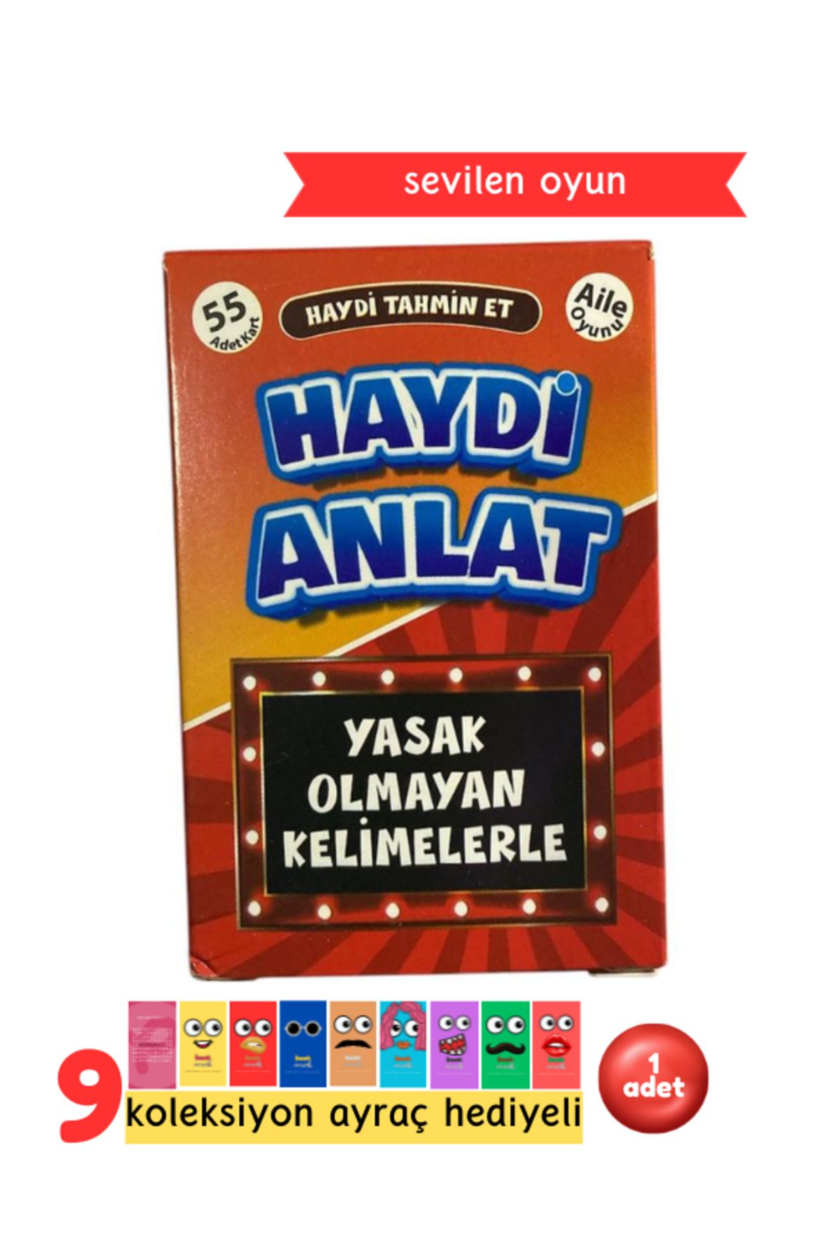 Pembe Pasaj Haydi Anlat - Anlat Bakalım Oyun Kartı