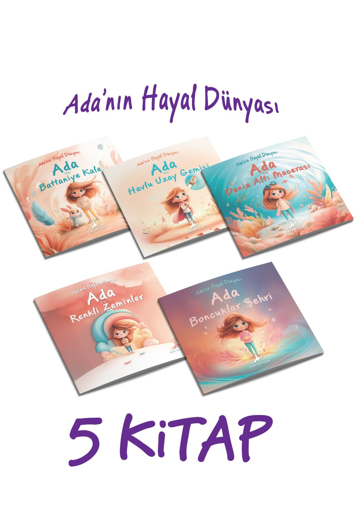 UMY Yayınları Ada'nın Hayal Dünyası Serisi - 5 Kitap