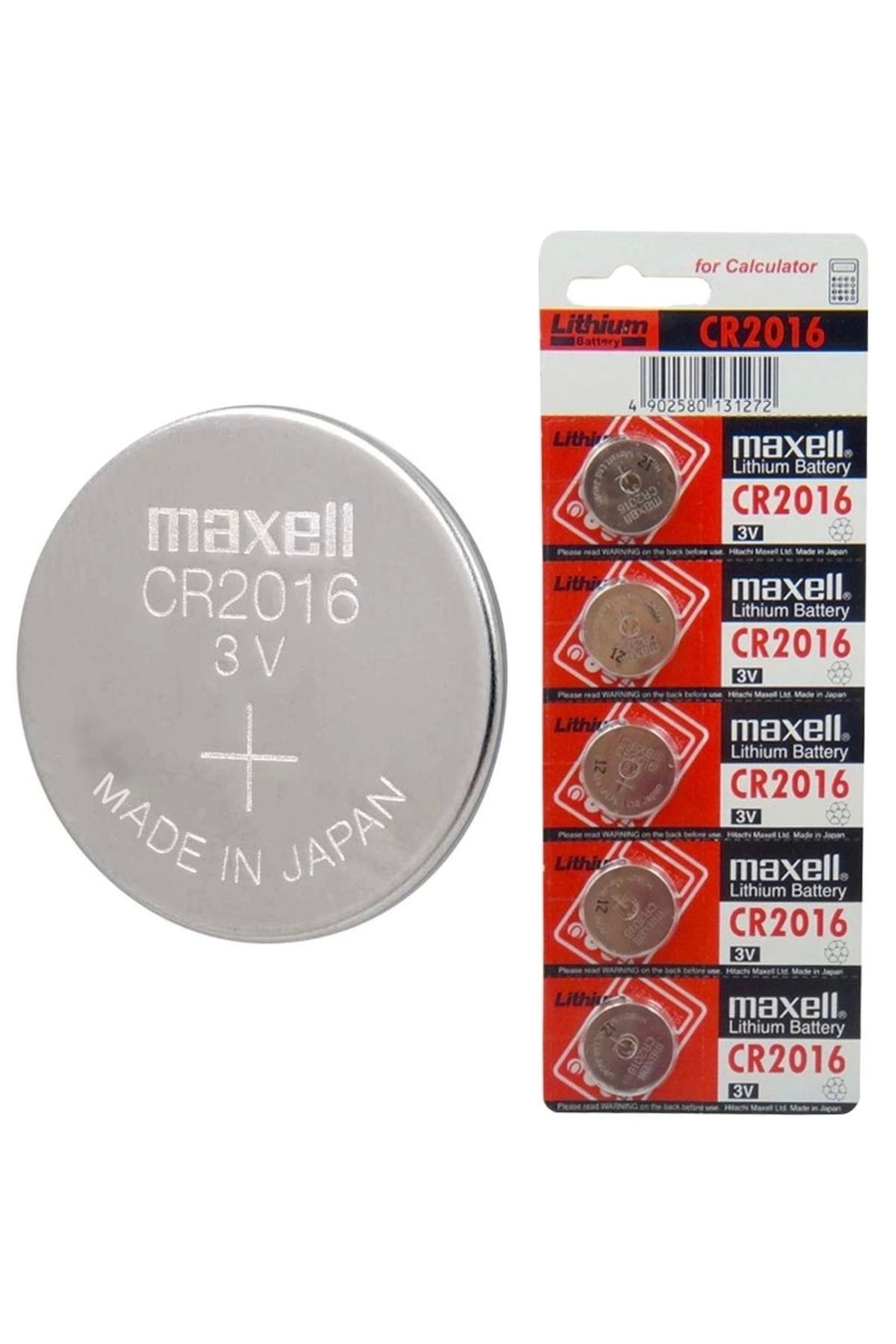 emosavm Maxell Cr2016 3v Lıtyum Para Pil 5li Paket