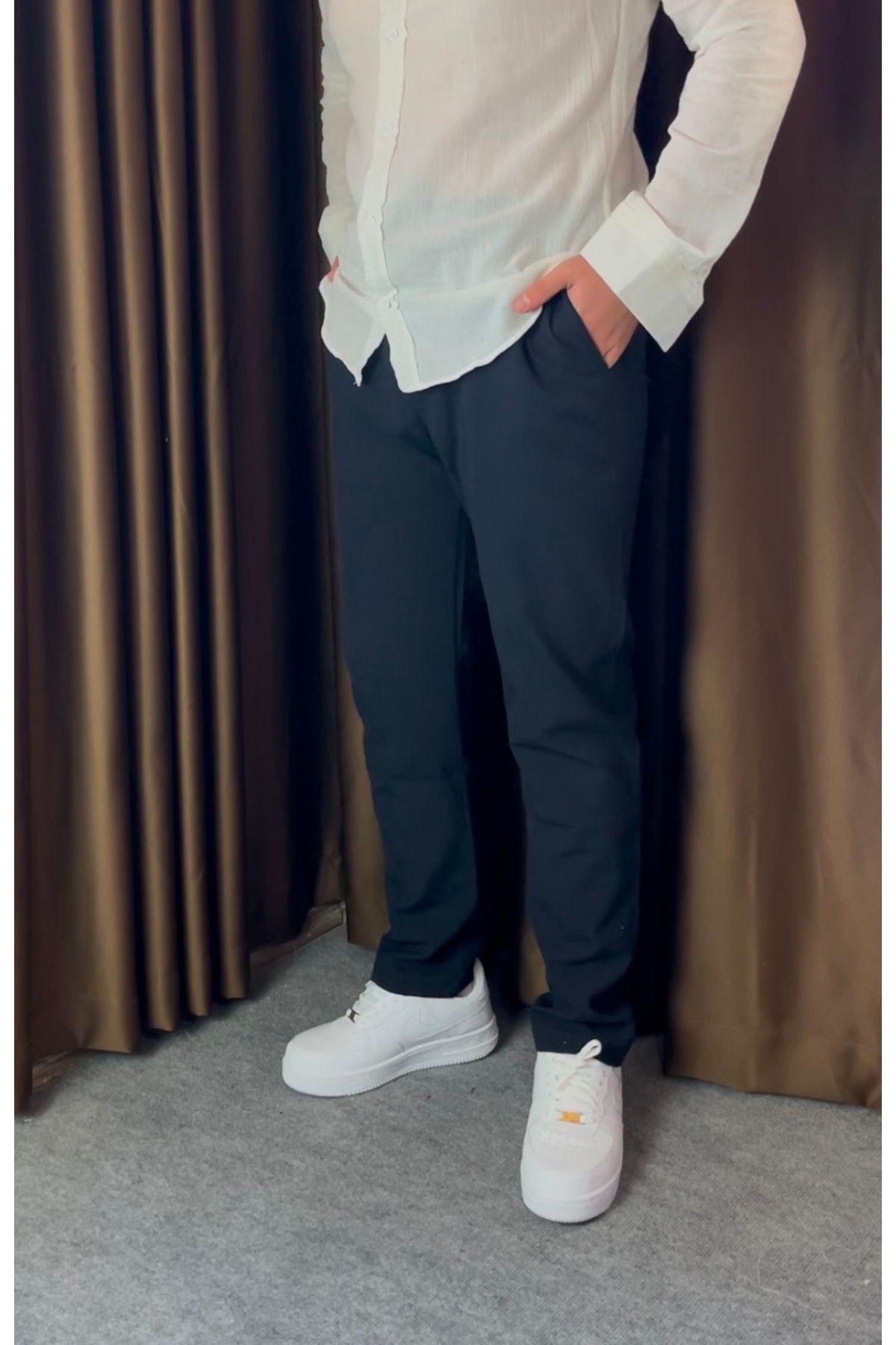 matrixstyle Kumaş pantolon Lacivert