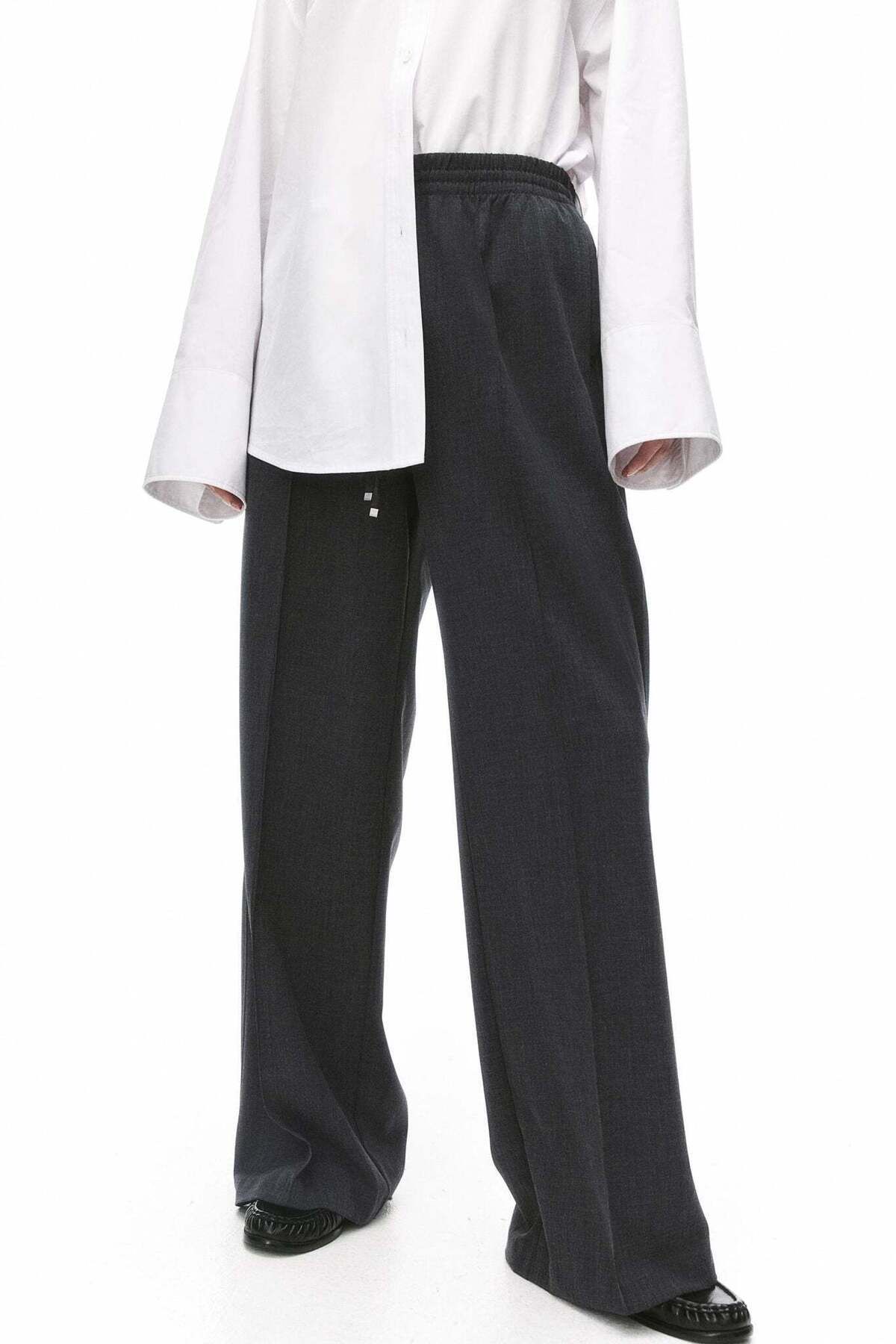 H&M-Tailored drawstring trousers 1
