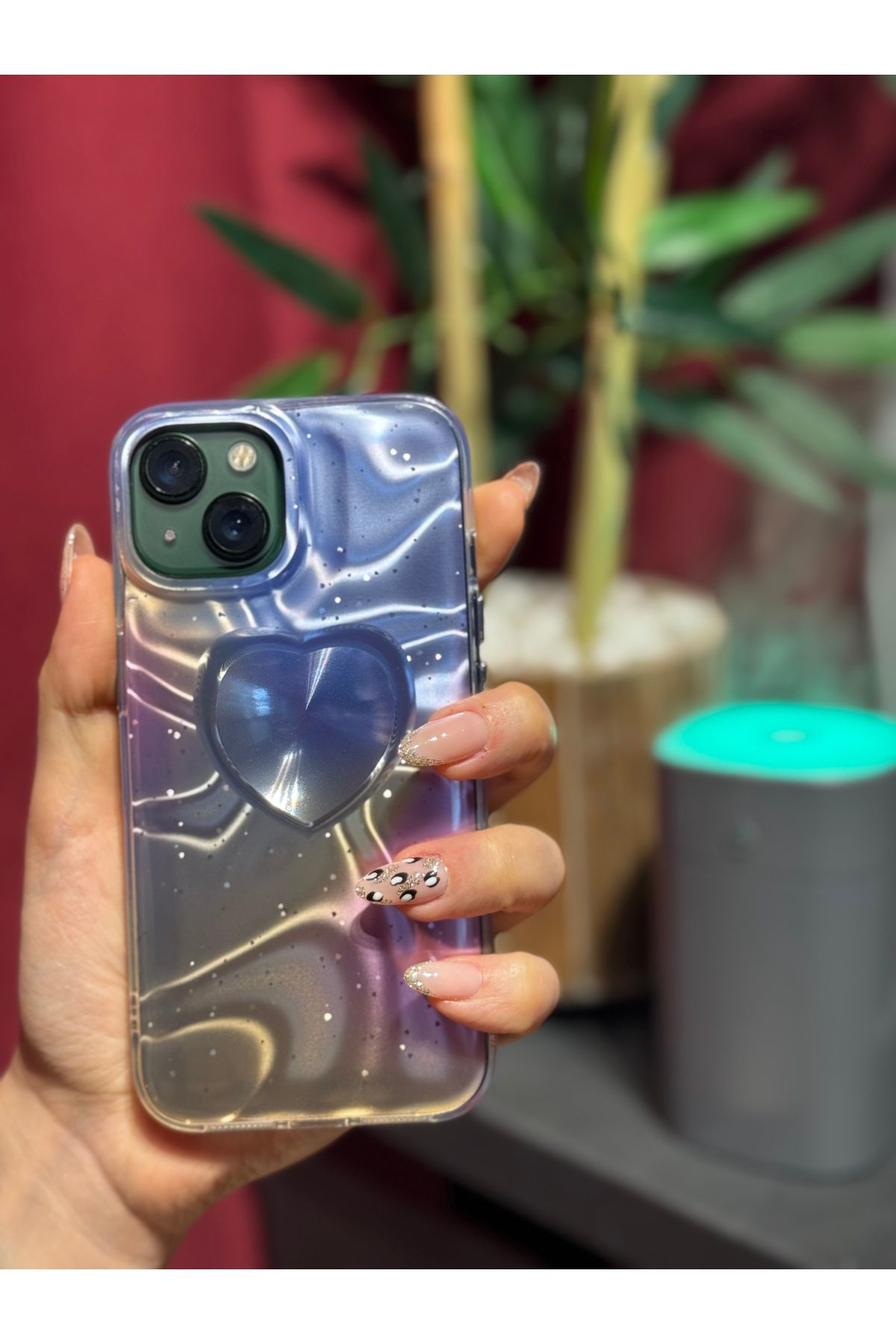 Seres CASE İphone 13/14/15 Uyumlu Taşlı Desenli Kılıf