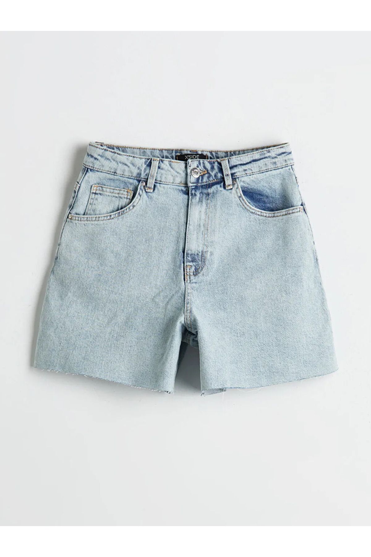 LC Waikiki XSIDE Mavi Standart Fit Kadın Jean Şort