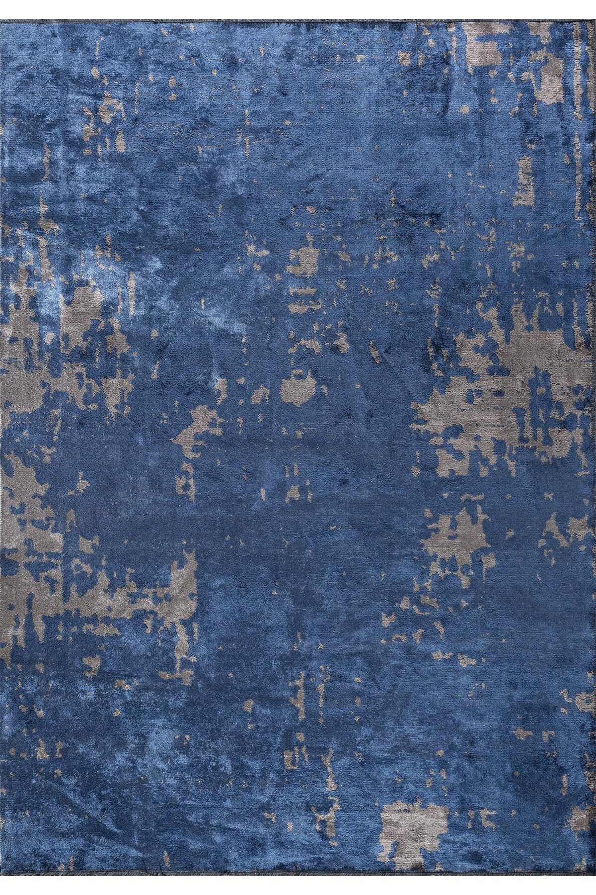 BM Home VERONA KOYU GRİ - LACİVERT 100X300 CM HALI
