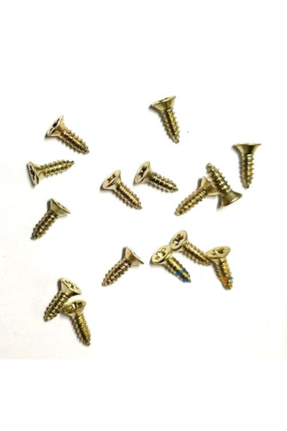 Skygo Klips, Menteşe, Ayak, Ağaç, Sunta Vidası 2,2x7,5mm - Sarı 100 Adet