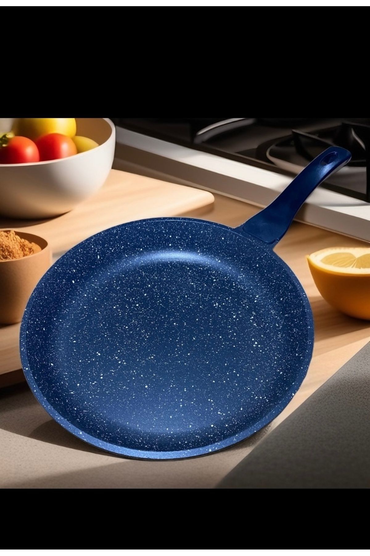 sweet concept 24cm Yanmaz Yapışmaz Granit Döküm Tava
