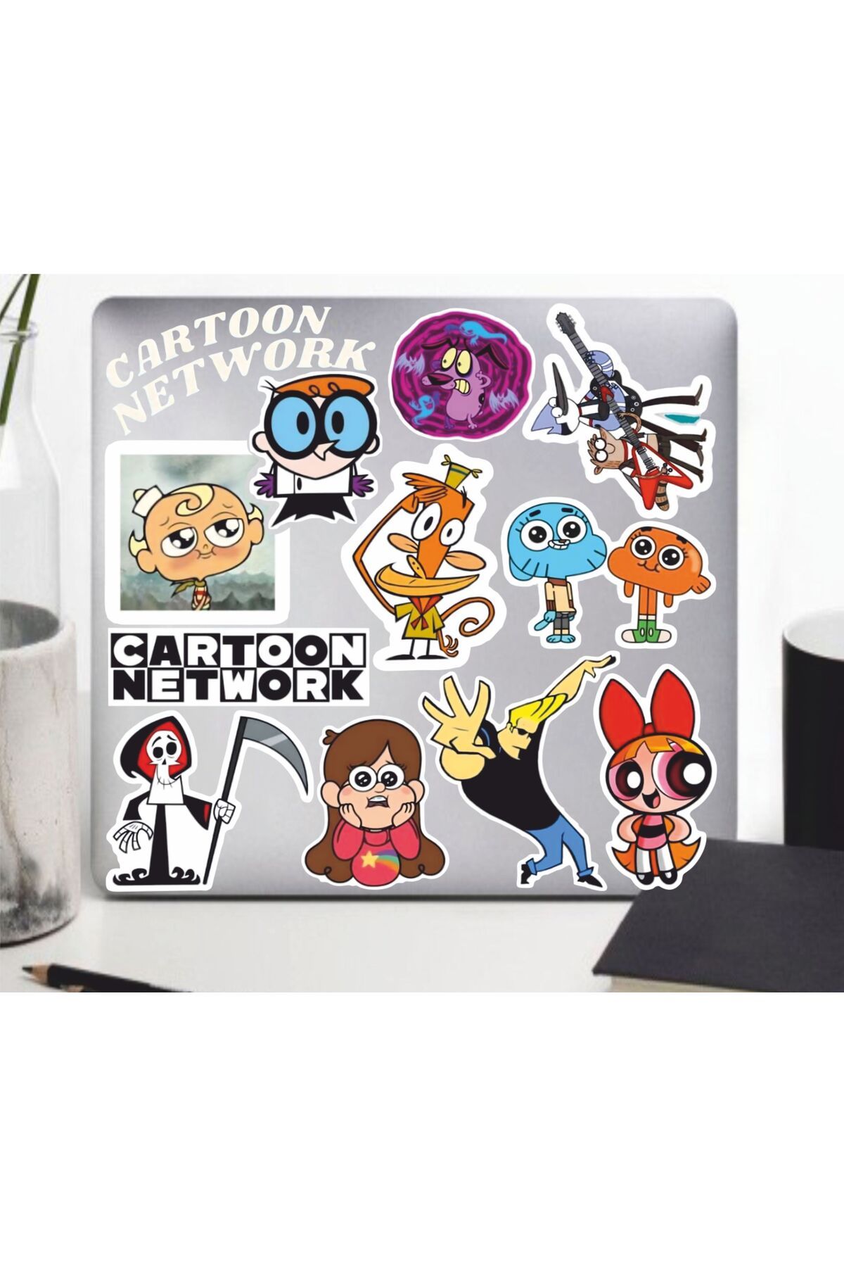 hediyenebak Cartoon Network Sticker Seti | Laptop Ajanda PC Tablet Telefon Defter Etiket Bullet Journal