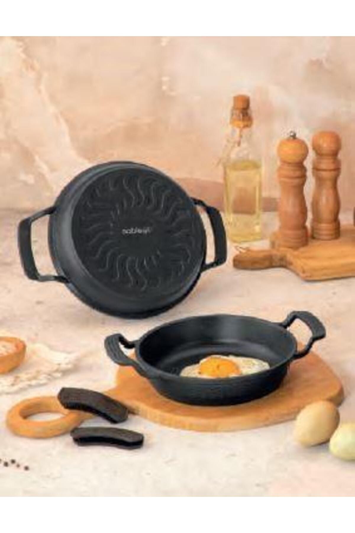 Noble Life DÖKÜM GRANİT SAHAN 20cm Siyah