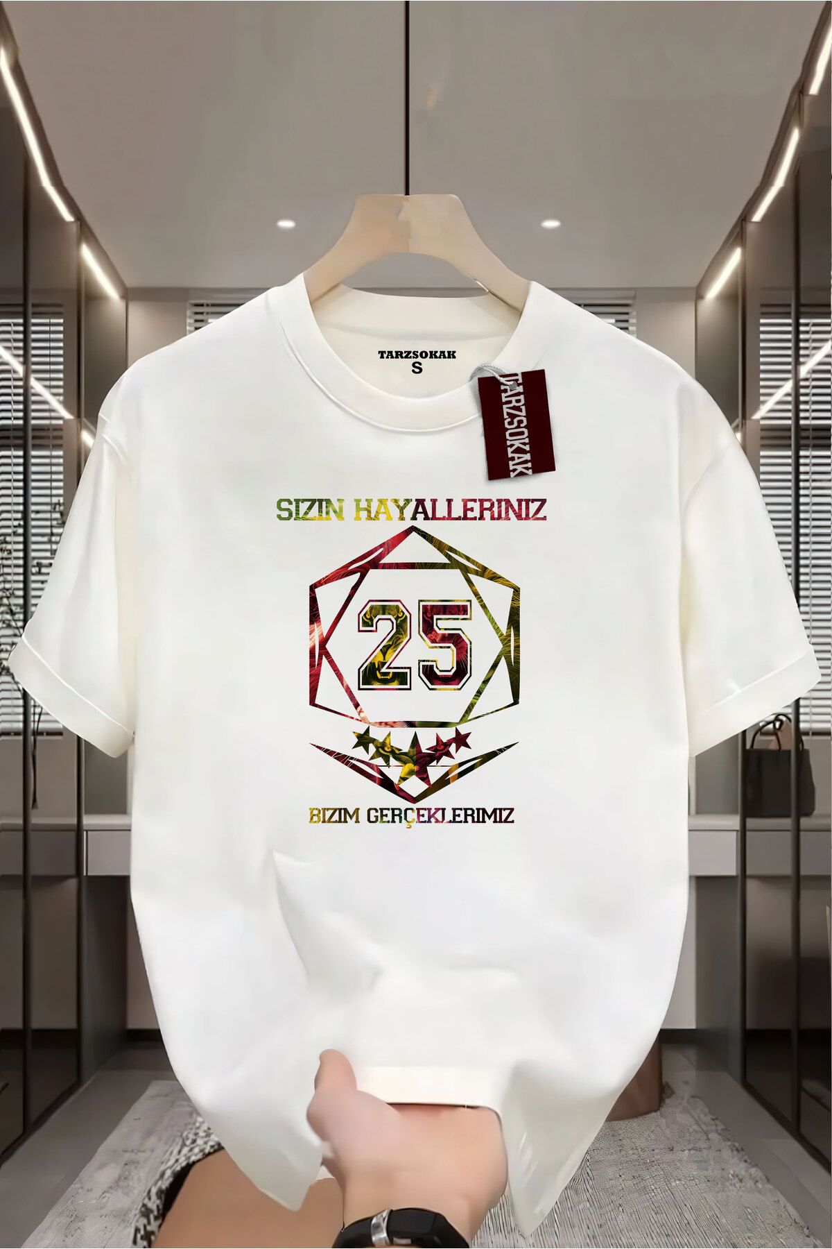 Tarzsokak BAY/-ÇOCUK T-SHIRT SİZİN HAYALLERİNİZ BİZİM GERÇEKLERİMİZ