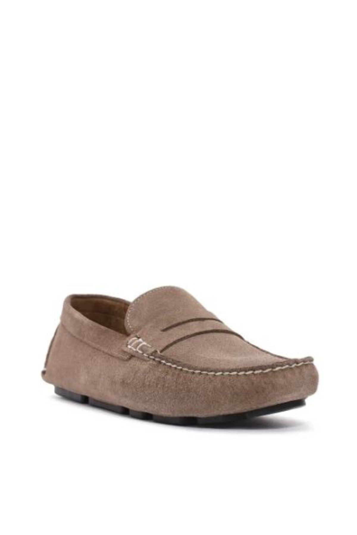 collazer ERKEK BEJ SÜET LOAFER AYAKKABI