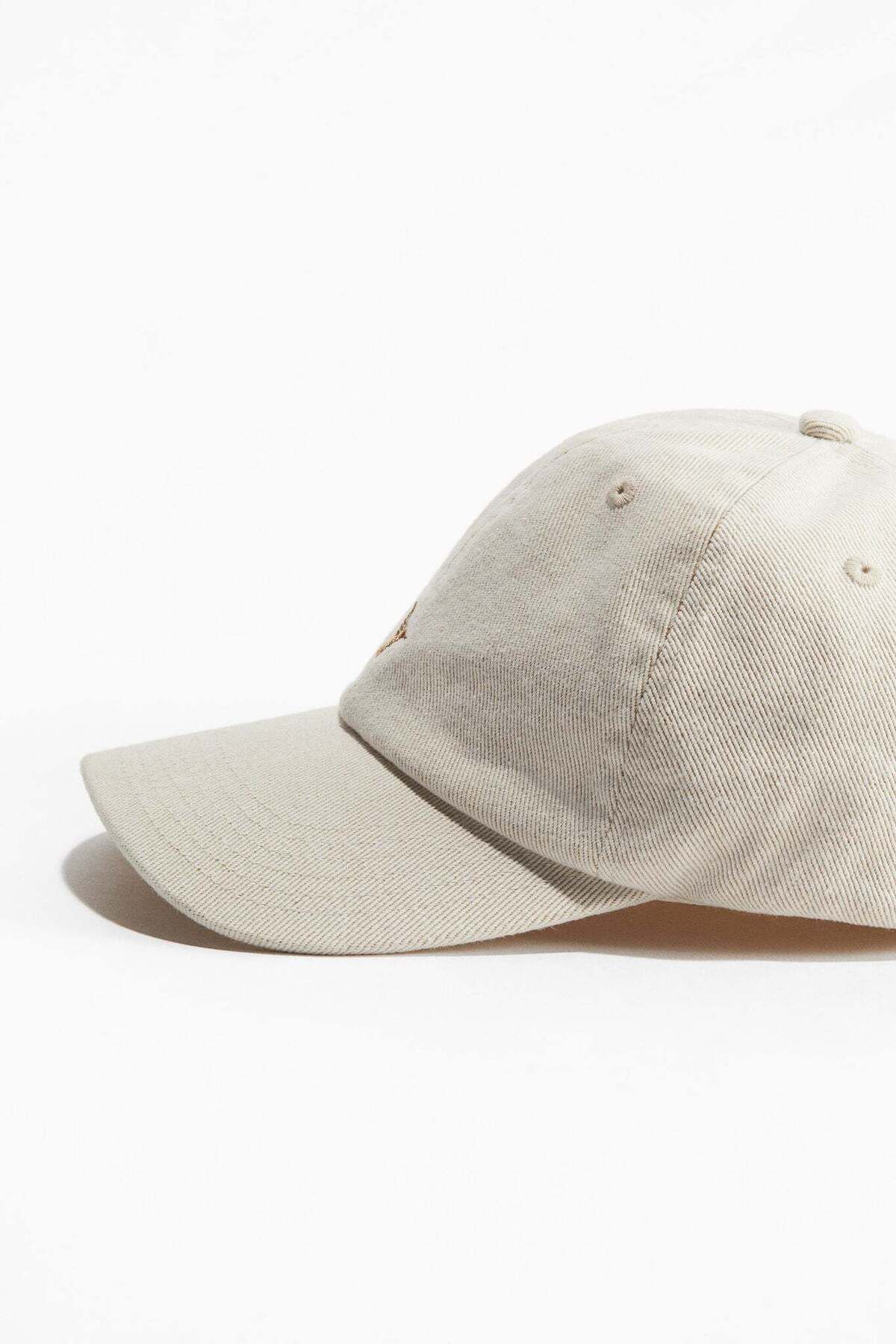 H&M-Embroidered-motif cotton cap 2