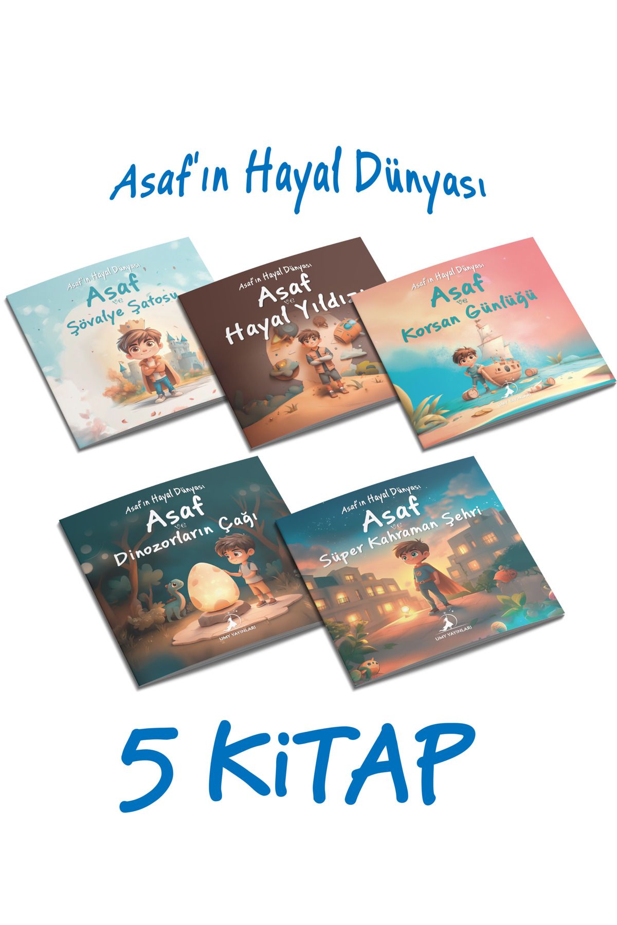 UMY Yayınları Asaf'ın Hayal Dünyası Serisi - 5 Kitap