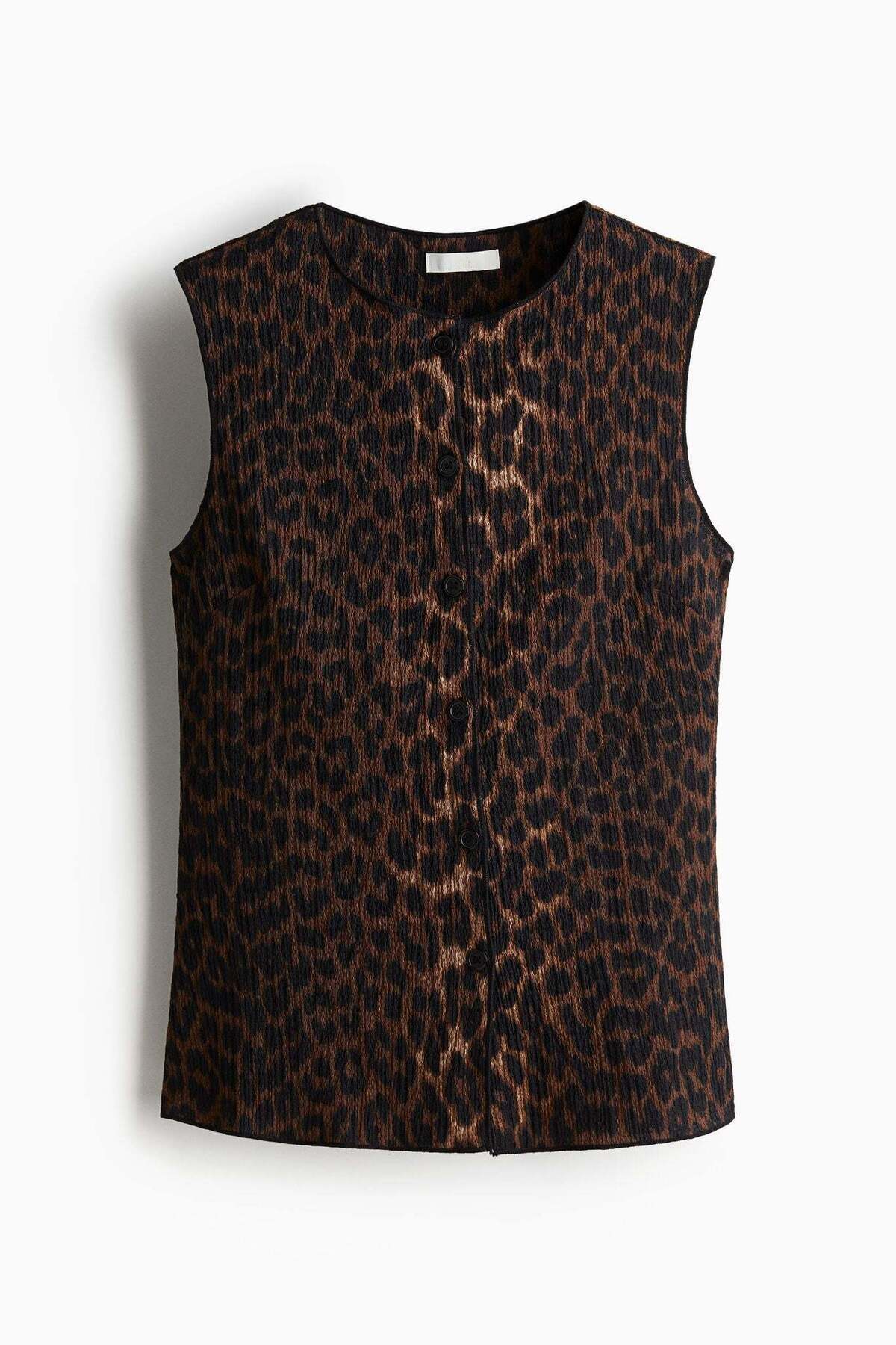 H&M Textured jersey waistcoat