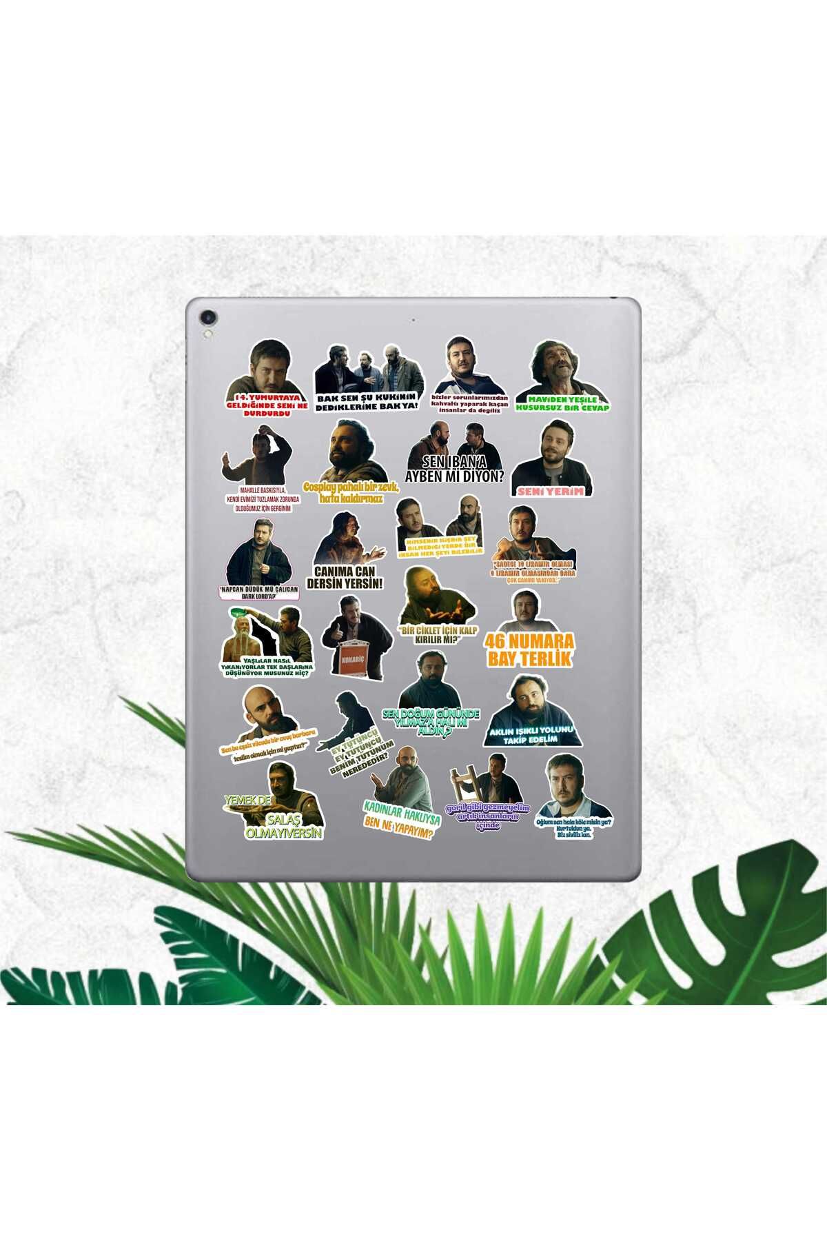 hediyenebak Gibi Seri 1 Sticker Seti | Laptop Ajanda PC Tablet Telefon Defter Etiket Bullet Journal