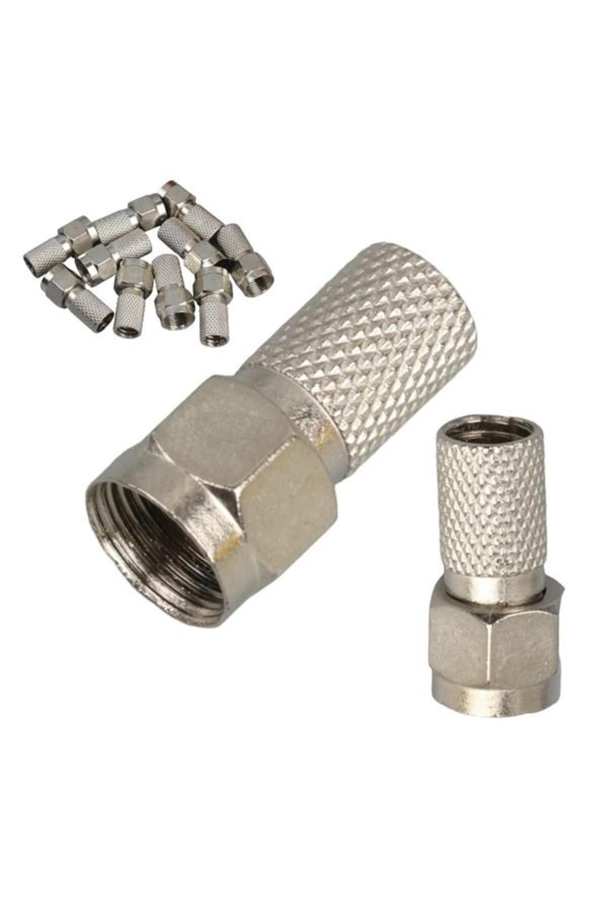 Pİ GLOBAL Herz Hf-02 Rg6/U6 22 Mm Siyah Contalı F Konnektör (100'Lü Poşet)