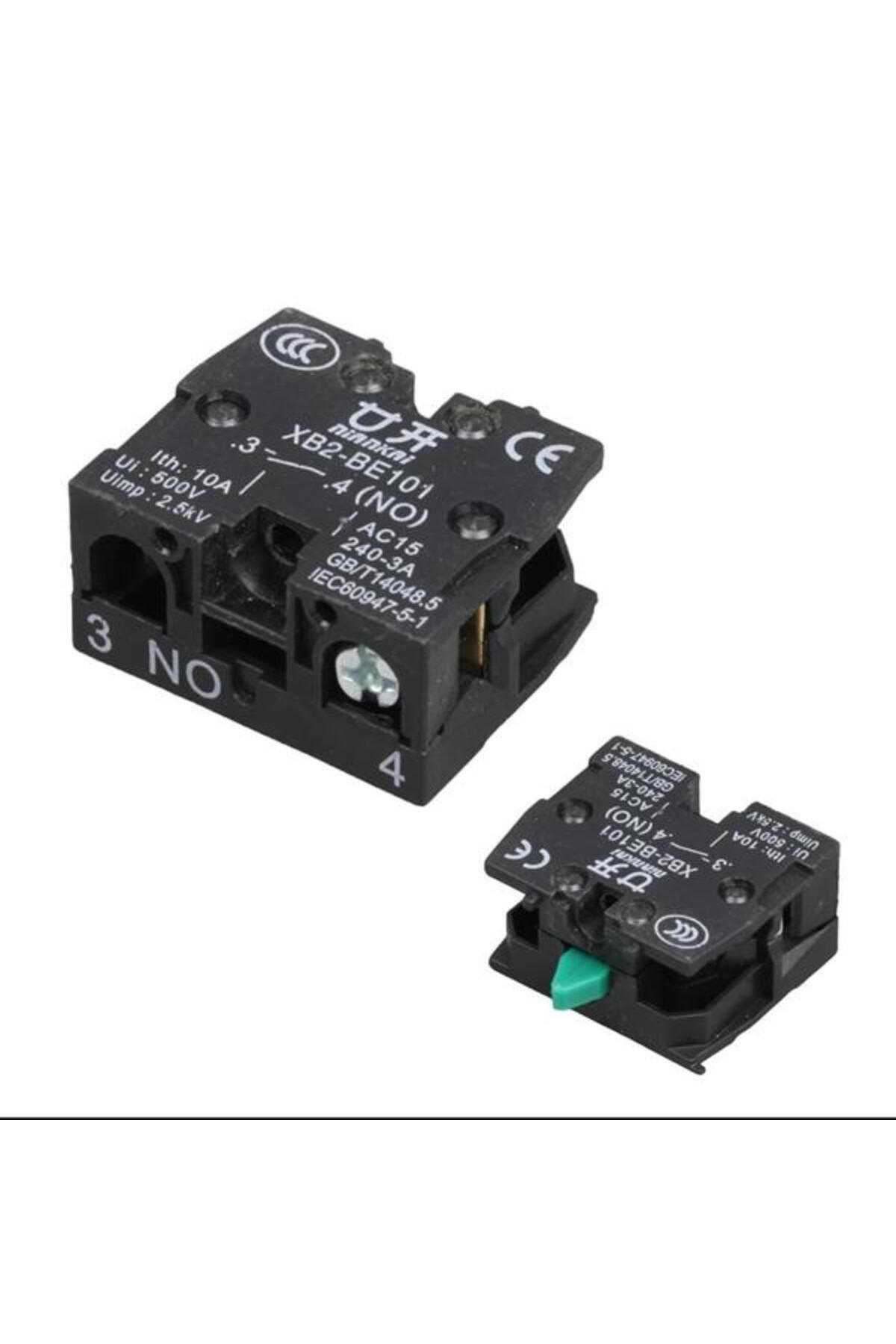 Pİ GLOBAL Lay5-Be101 22 Mm Kontak Blok No Yeşil