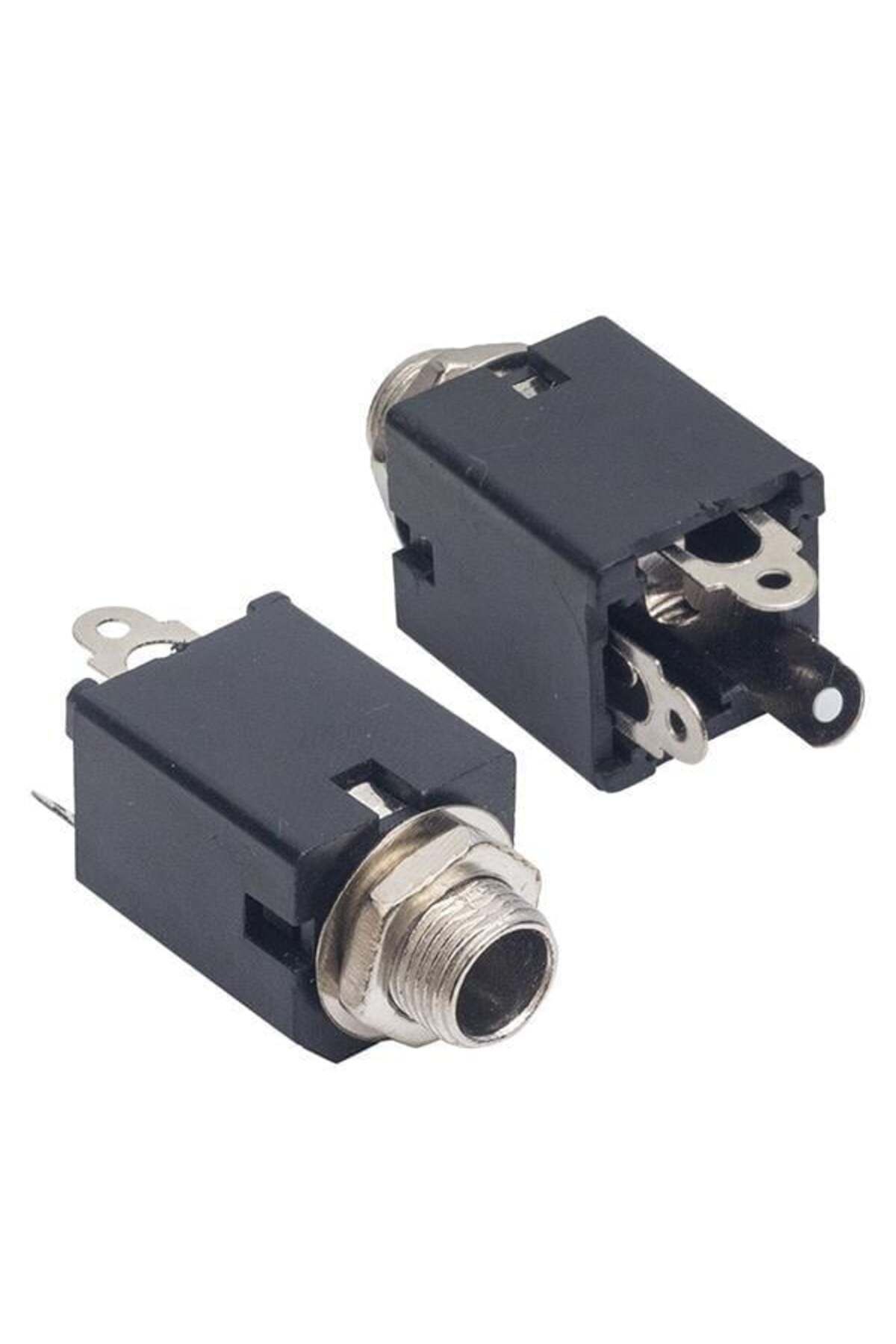 Pİ GLOBAL 6.3Mm Gitar Jack Şase Stereo Dik