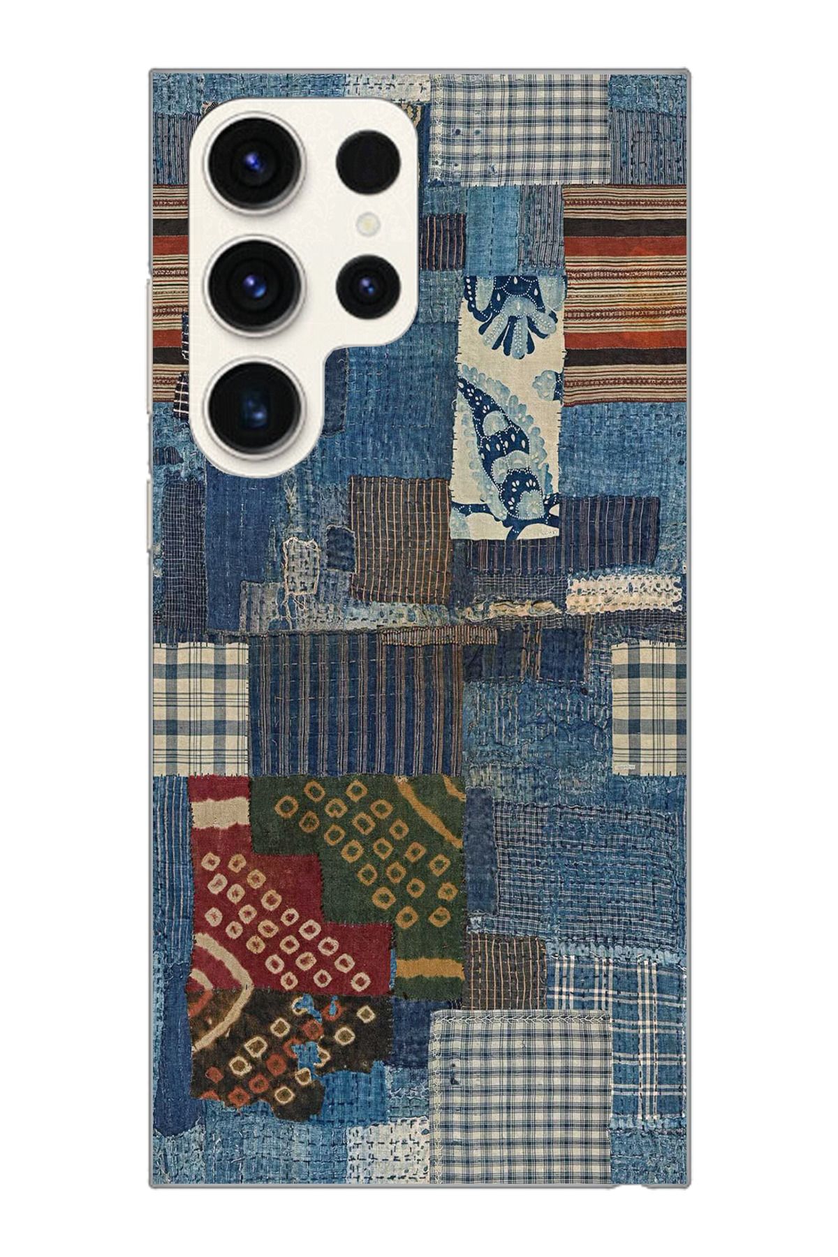 moonset Samsung Galaxy S25 Ultra Uyumlu Vintage Tasarımlı Baskılı Şeffaf Telefon Kılıfı