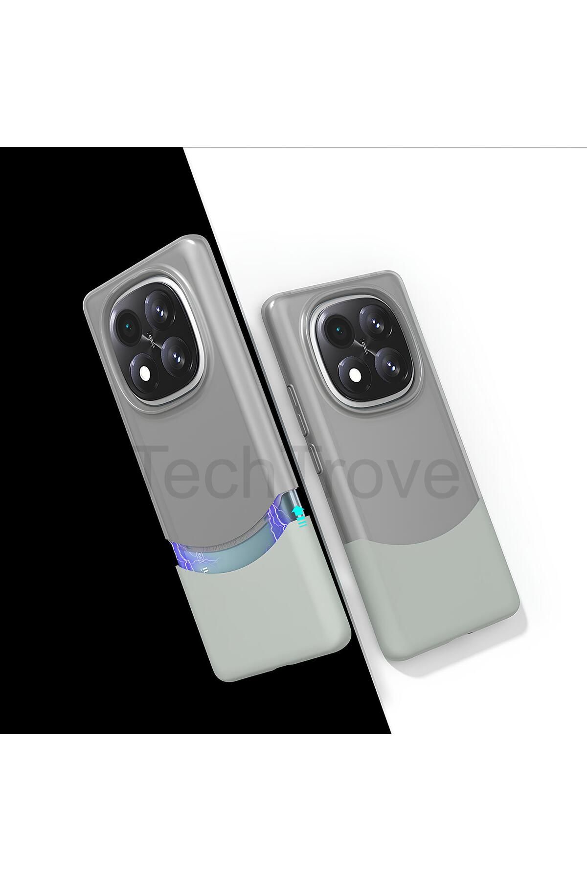 TechTrove Xiaomi Redmi Note 14 Pro Plus Kılıf Mıknatıslı Çift Bölmeli Ultra İnce Lüks Kapak