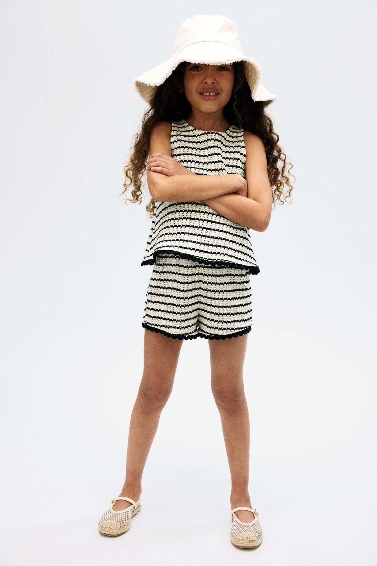 H&M-Textured-knit Shorts 4