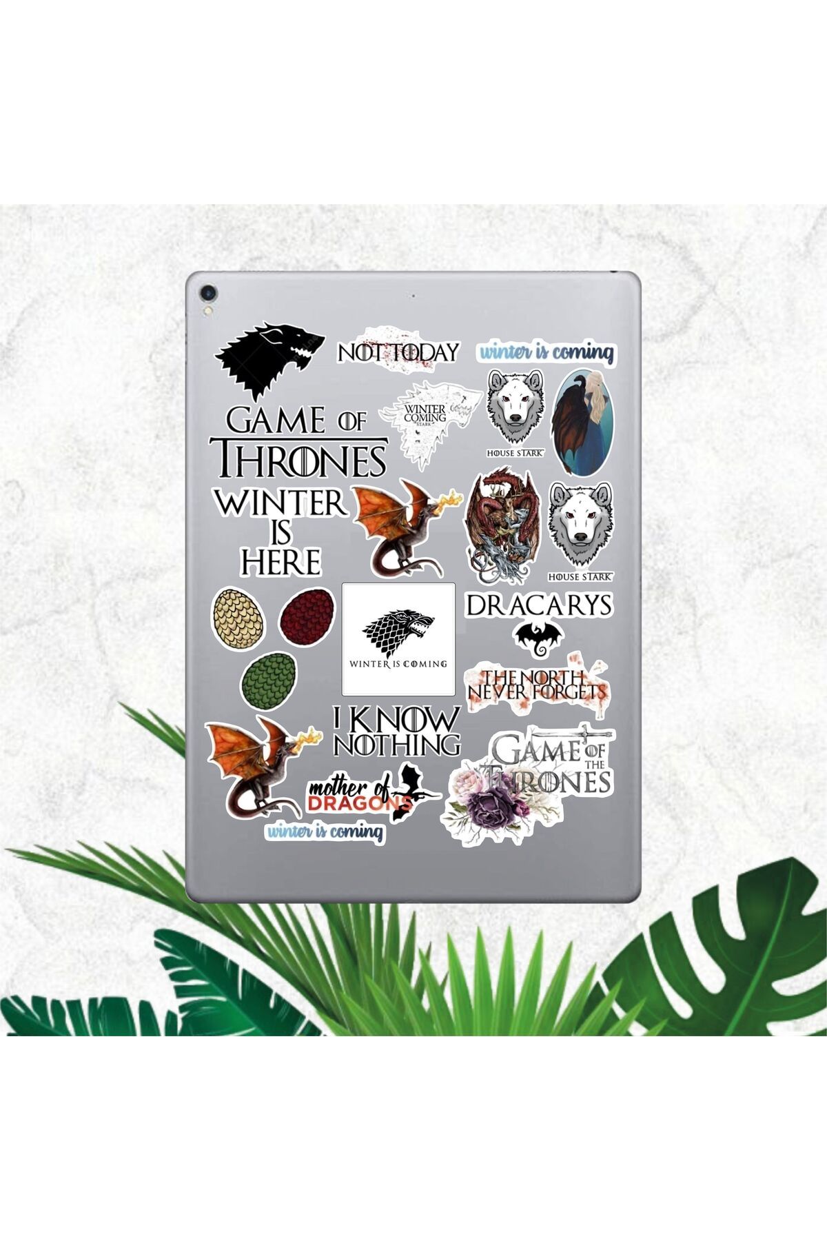 hediyenebak Game of Thrones Seri 3 Sticker Seti | Laptop Ajanda PC Tablet Telefon Defter Etiket Bullet Journal