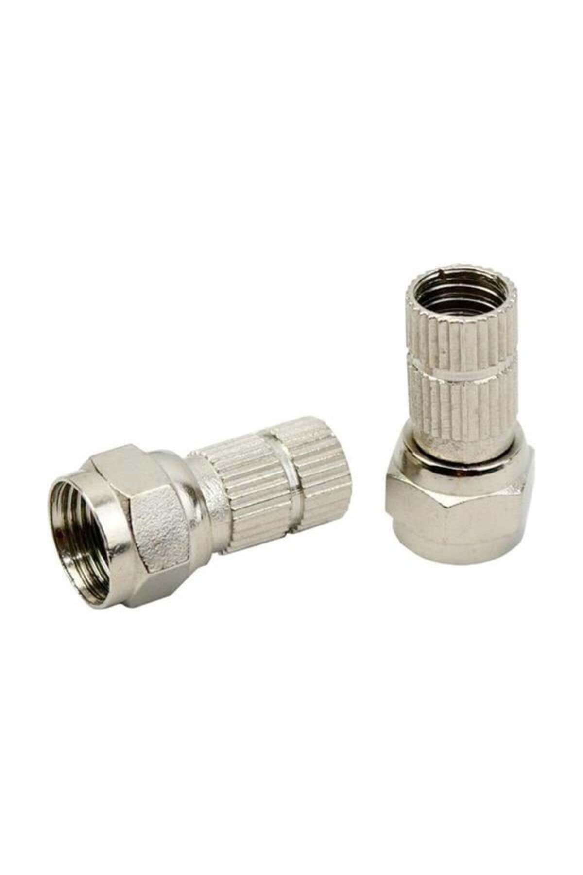 Pİ GLOBAL Herz Hrf-03 Rg6/U6 22 Mm Siyah Contalı F Konnektör (100'Lü Poşet)
