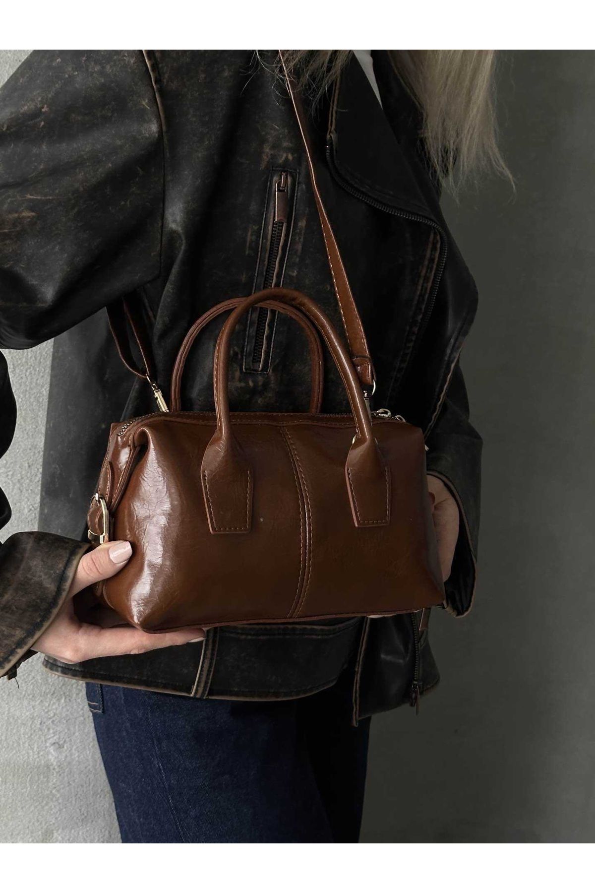 Assia Atelier Kadın Premium Kalite Mini El ve Omuz Çantası, Ayarlanabilir Askılı, Günlük Kullanıma Uygun