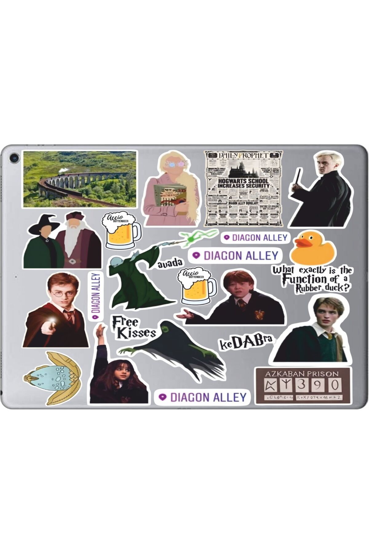 hediyenebak Harry Potter Seri 3 Sticker Seti | Laptop Ajanda PC Tablet Telefon Defter Etiket Bullet Journal