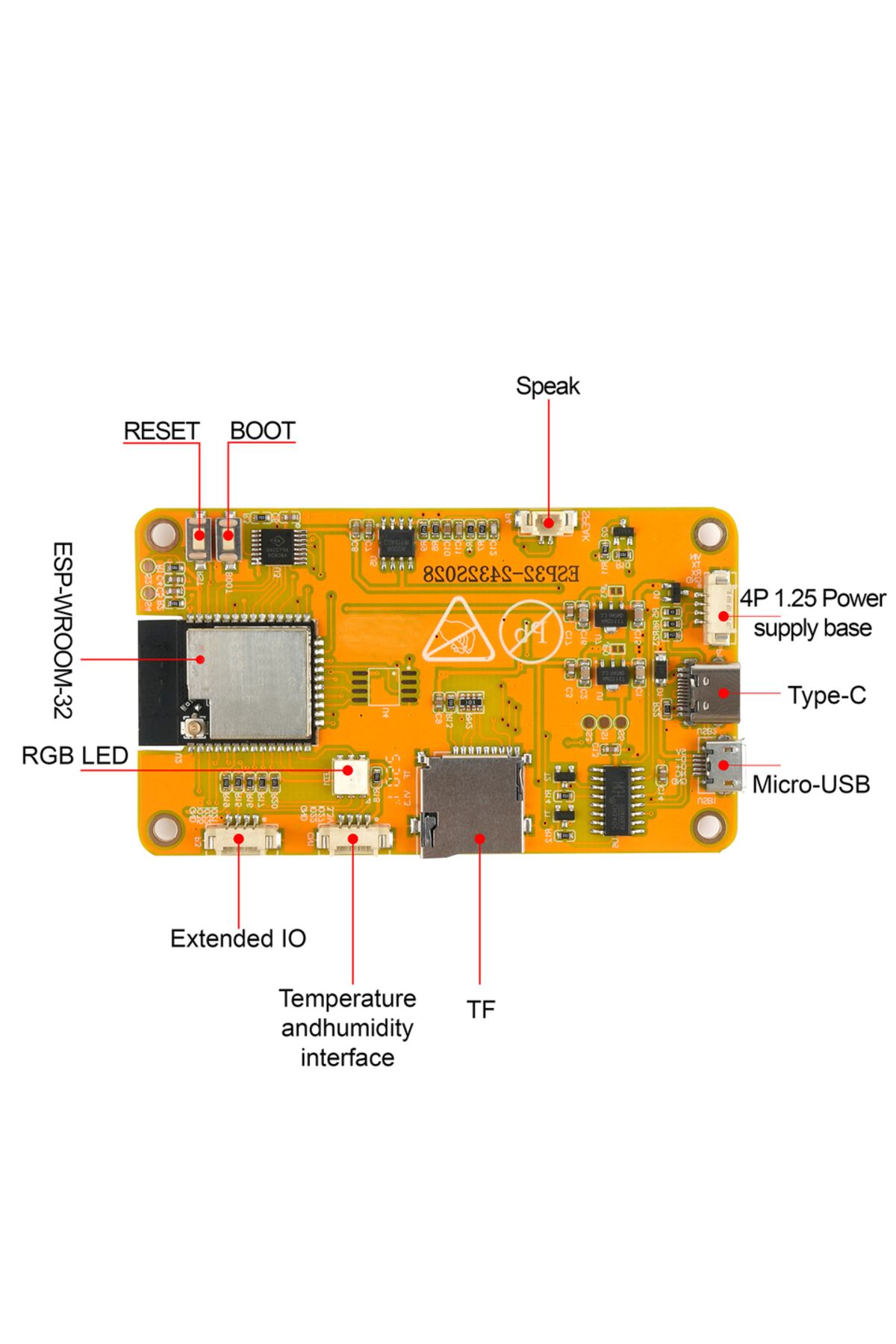 Choice-2.8inch ESP32 Module TFT LCD Display with Acrylic Case Dual-core ESP32-2432S028R WIFI+BT 240X320 ... 4