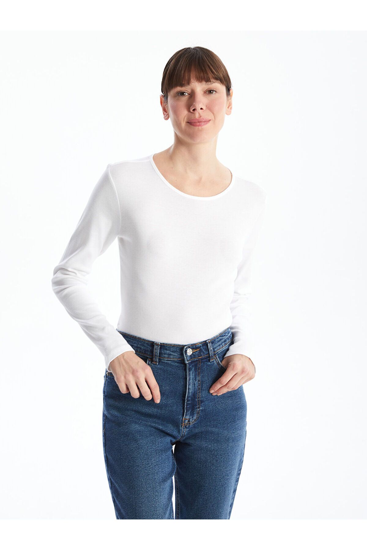 LC Waikiki Bisiklet Yaka Kadın Body