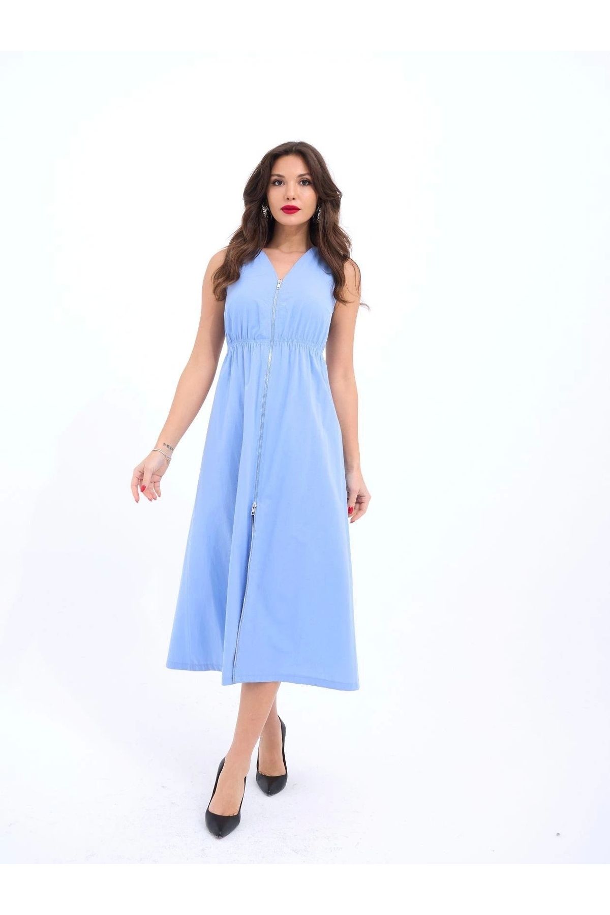 nedo7 6510 ELBİSE-KOYU MAVİ