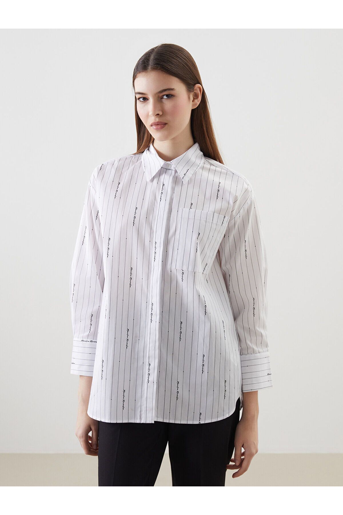 LC Waikiki Oversize Poplin Kadın Gömlek Tunik
