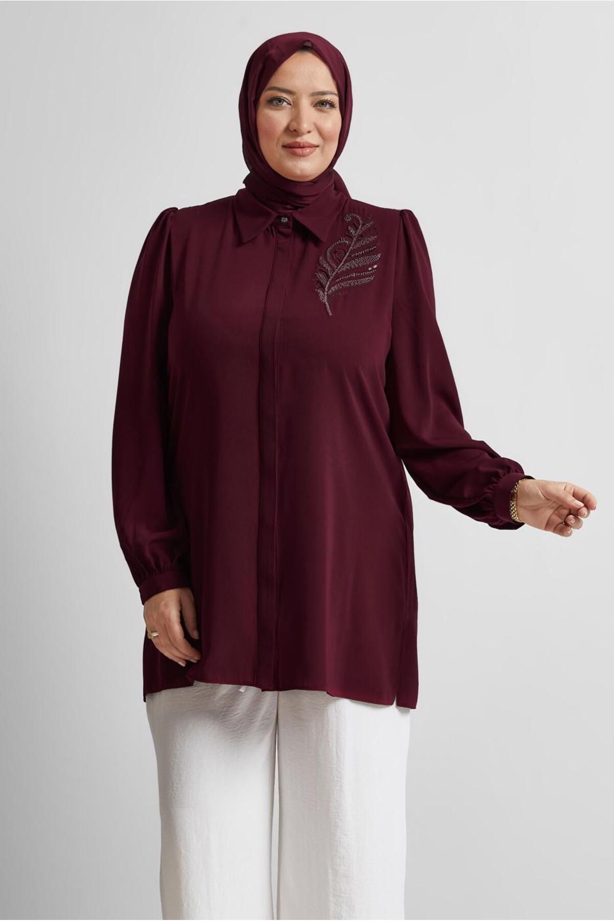Alvina BONCUK İŞLEMELİ TUNİK 20714
