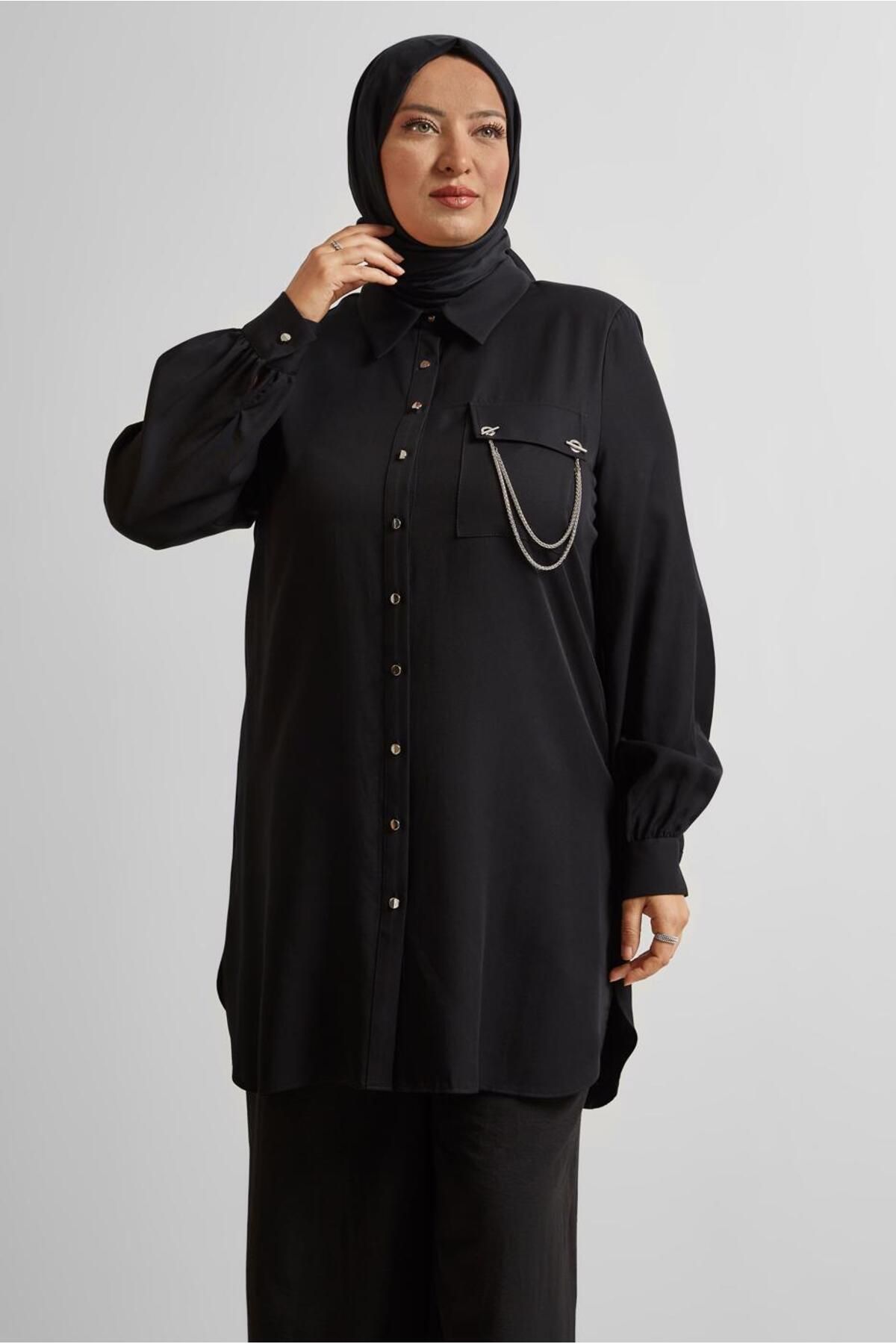 Alvina ZİNCİR DETAYLI TUNİK 20761