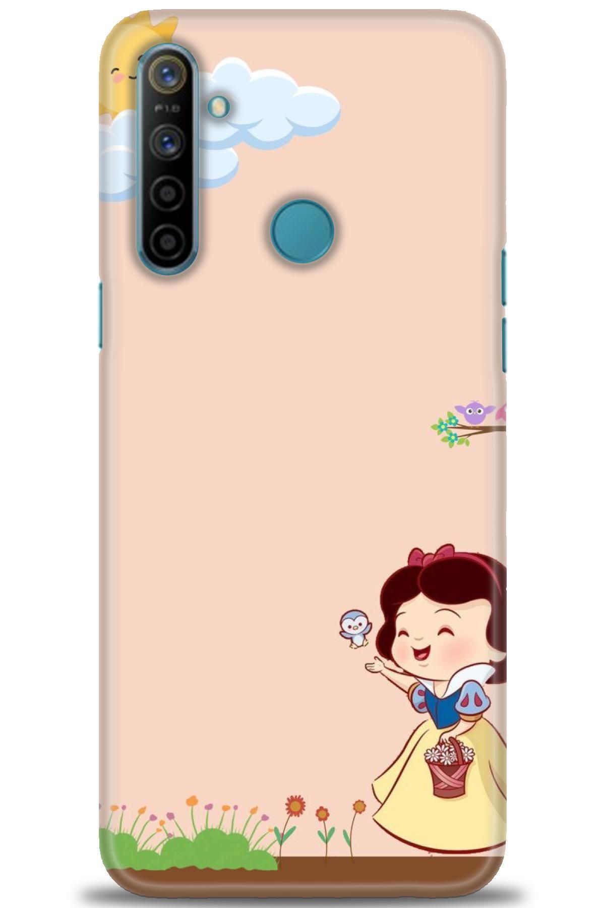 realme 6i İle Uyumlu HD Baskılı Desenli Silikon Kılıf - 66
