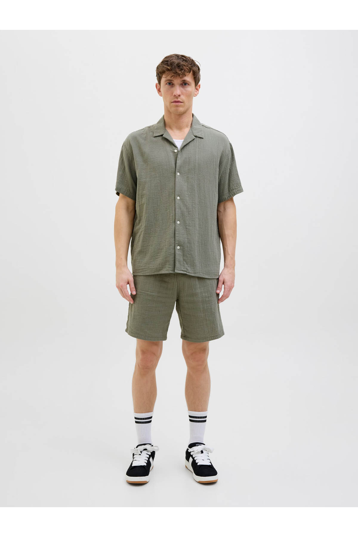 پیراهن مردانه راسته آستین کوتاه | جک اند جونز Jack & Jones 12274798 - تصویر 4