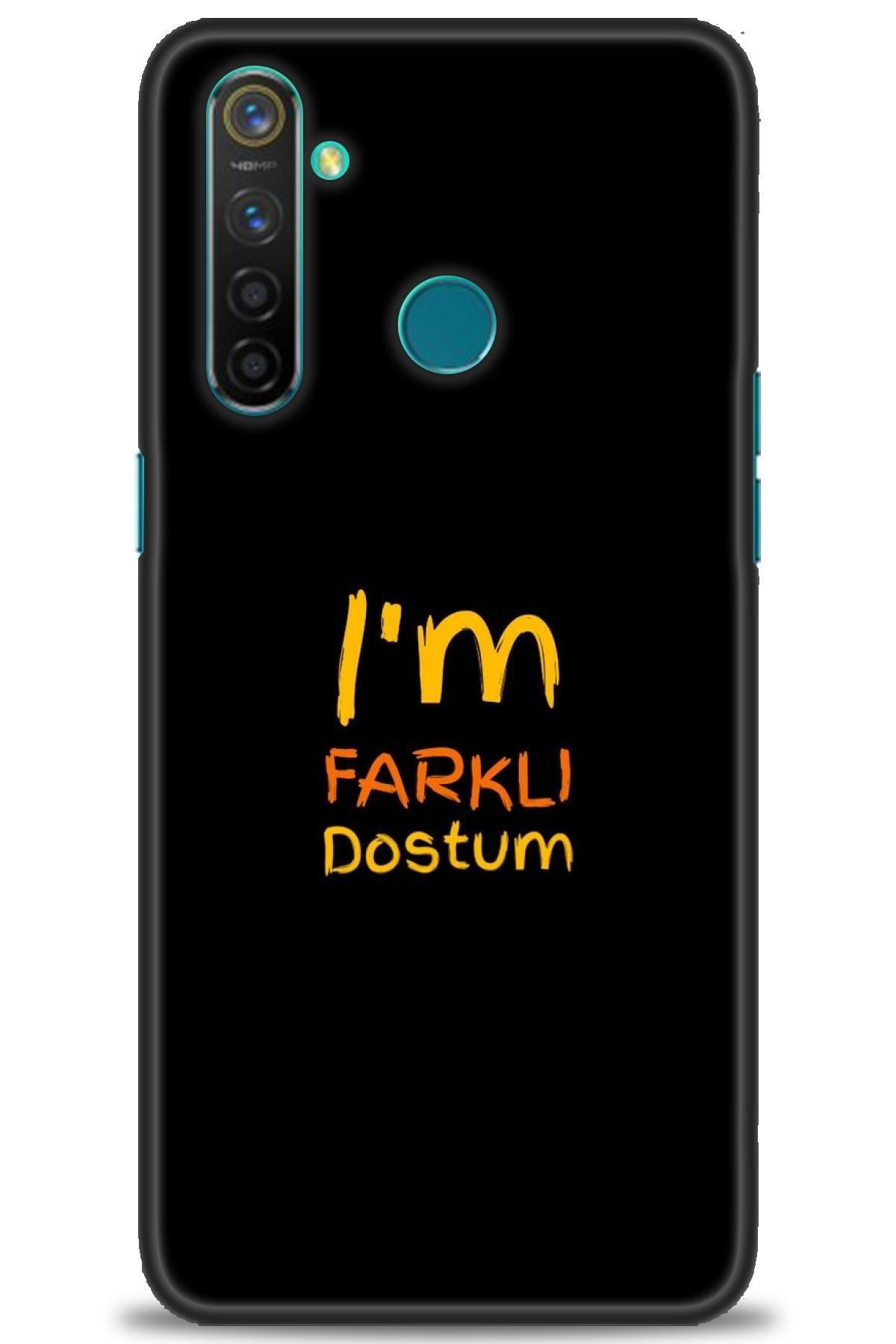 realme 5 Pro İle Uyumlu HD Baskılı Desenli Silikon Kılıf - 1075