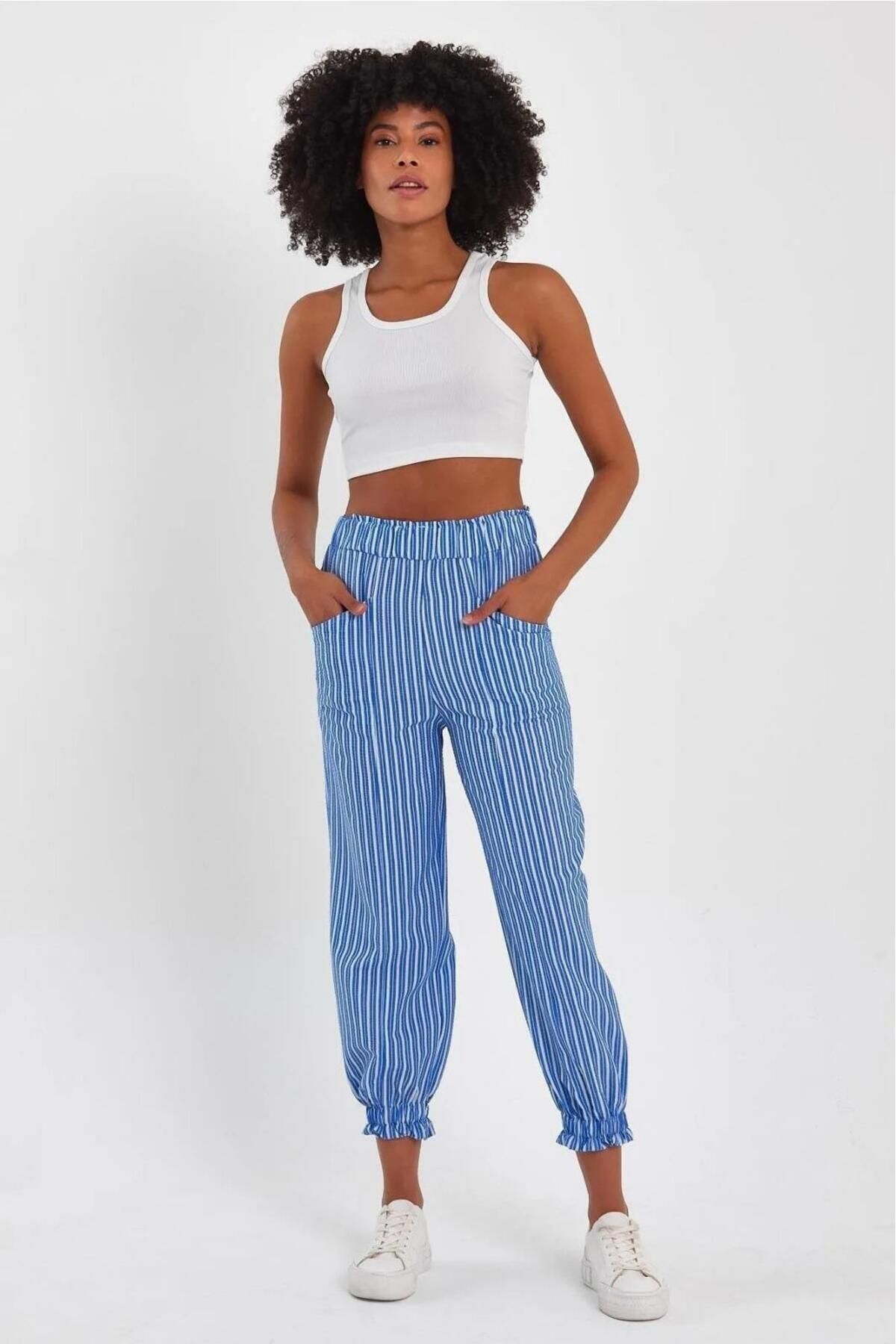 ALEXANDERGARDI Paçası Büzgülü Jogger Pantolon (B23-0065)