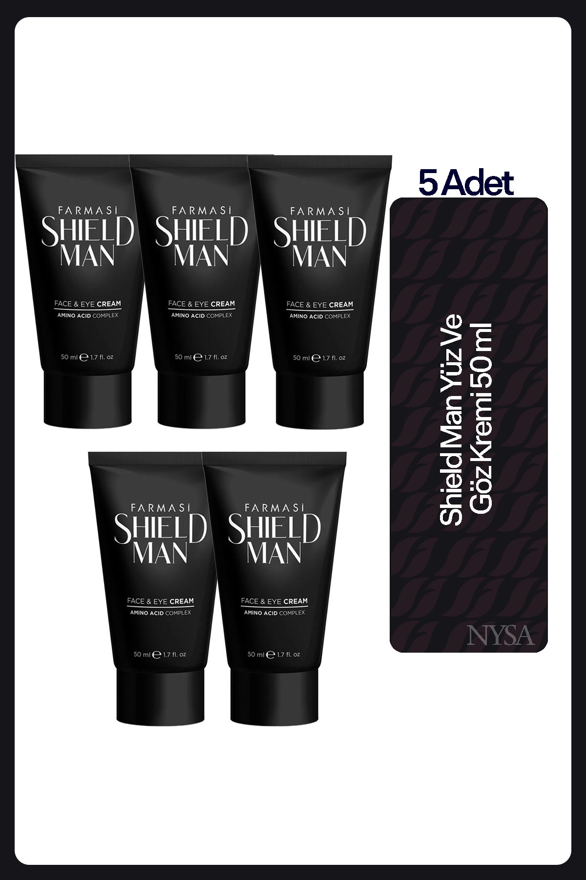 Farmasi Shield Man Yüz Ve Göz Kremi 50 Ml - 5 Adet