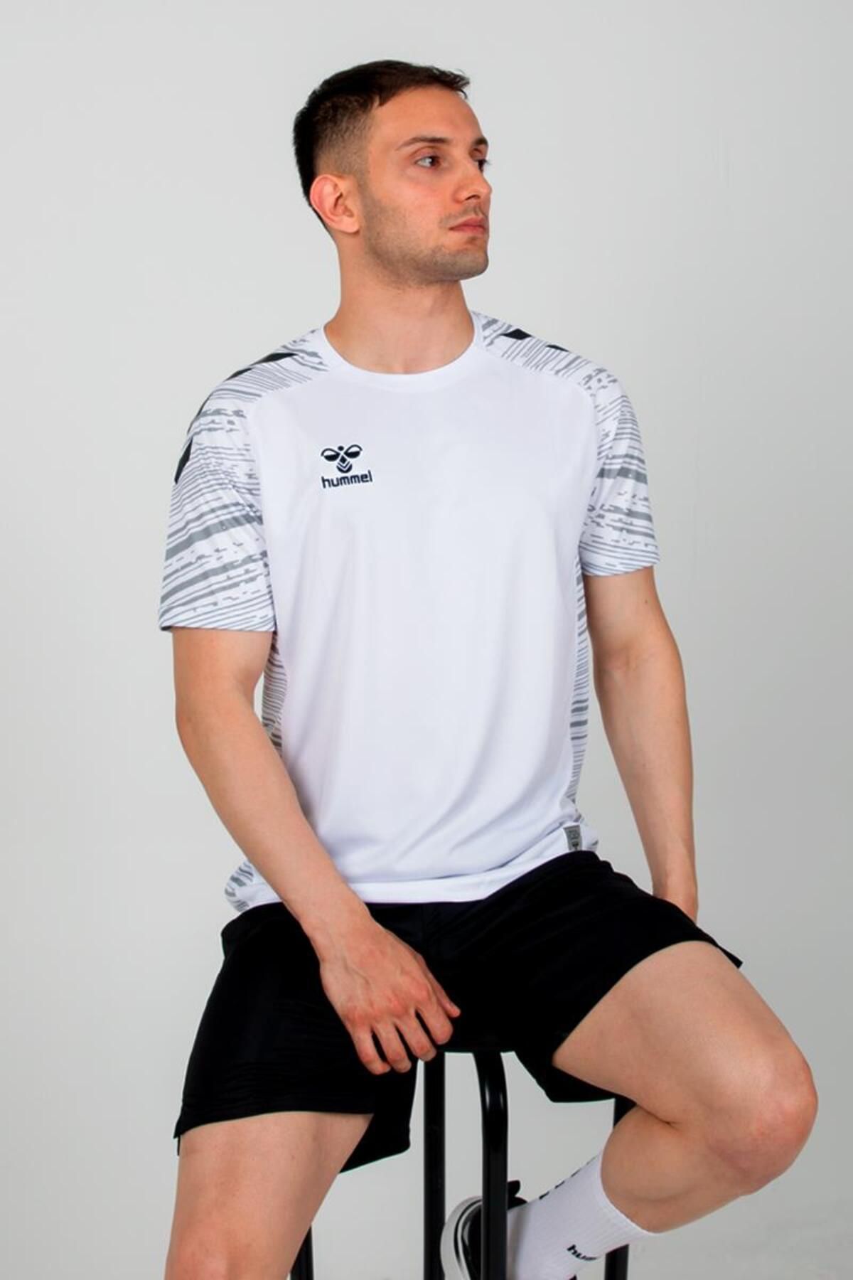 hummel Line Antrenman Tişört Beyaz