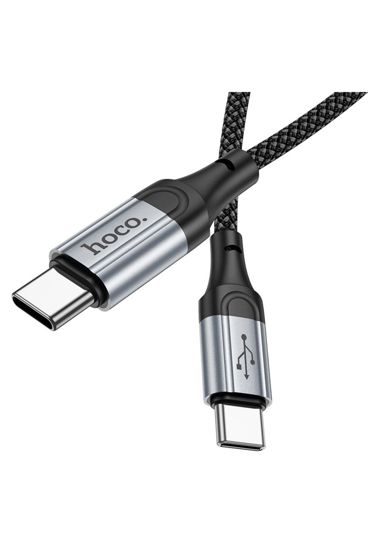 REDz Accessories-Cablu Hoco X102, Tip-C la Tip-C, 1m, Pentru iPhone 15/16 și Android, 60W, Transfer de date, Negru 4