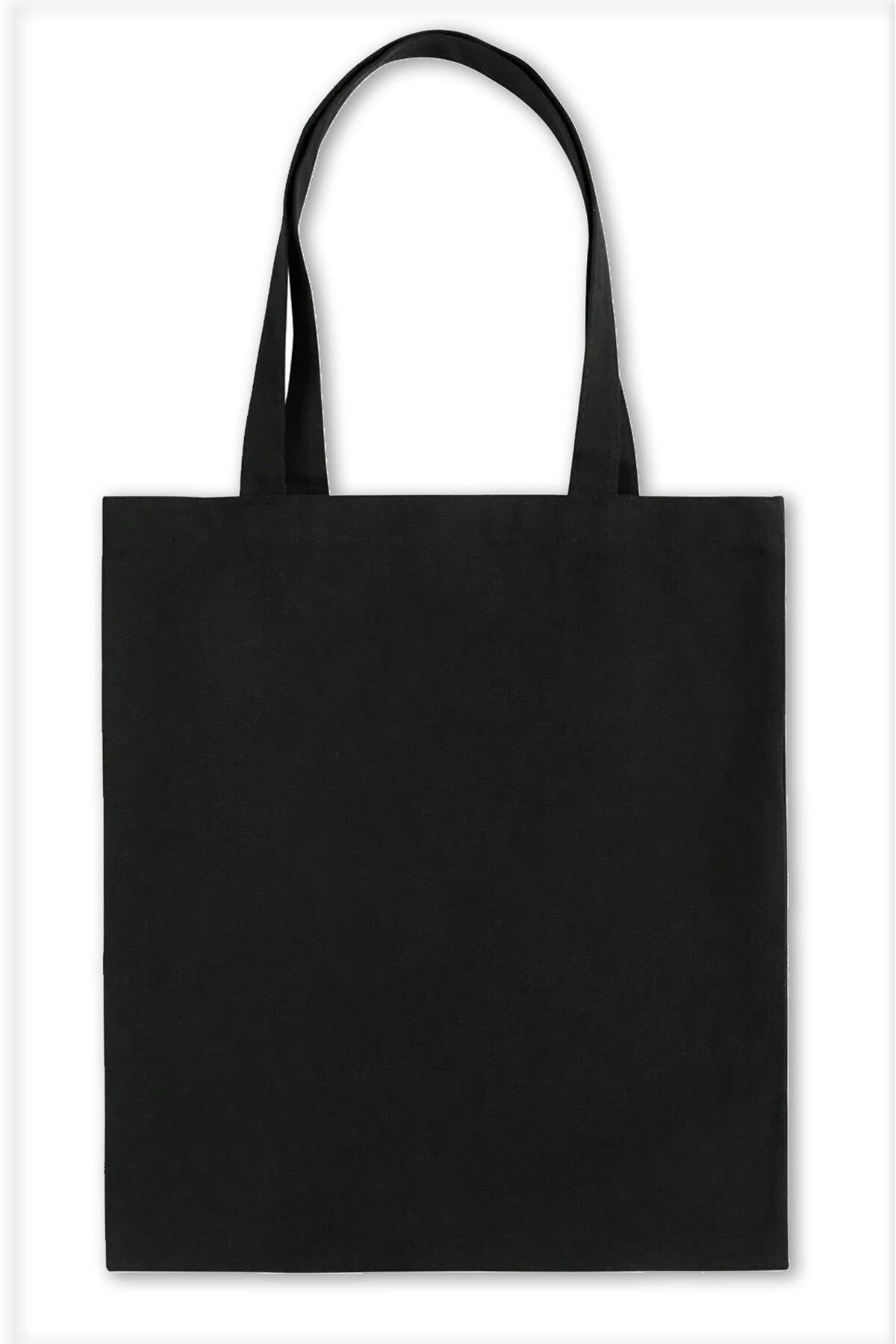 BRZ COLLECTION Tote Bag Gabardin Çanta Siyah