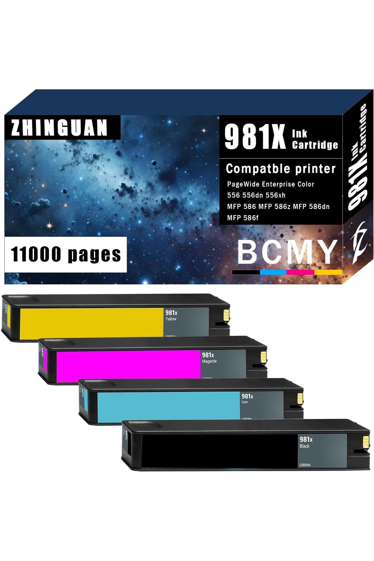 HP BEYAZ KUTU MUADİL PAGEWIDE 556DN/556XH/MFP586Z/586DN PIGMENT KARTUŞ*RESİM TEMSİLİDİR*