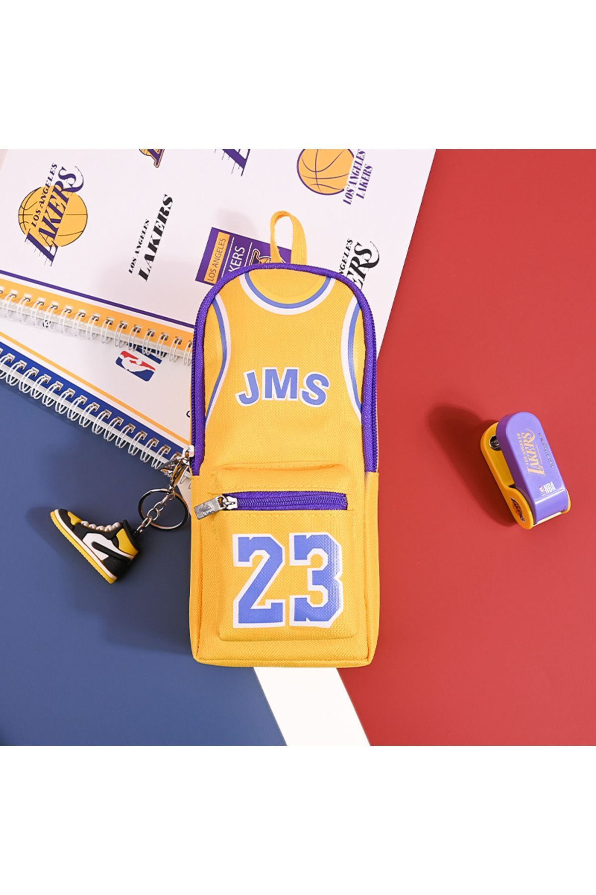KumOziShop Erkek Çocuk Basketbol Baskılı Kalem Kutusu